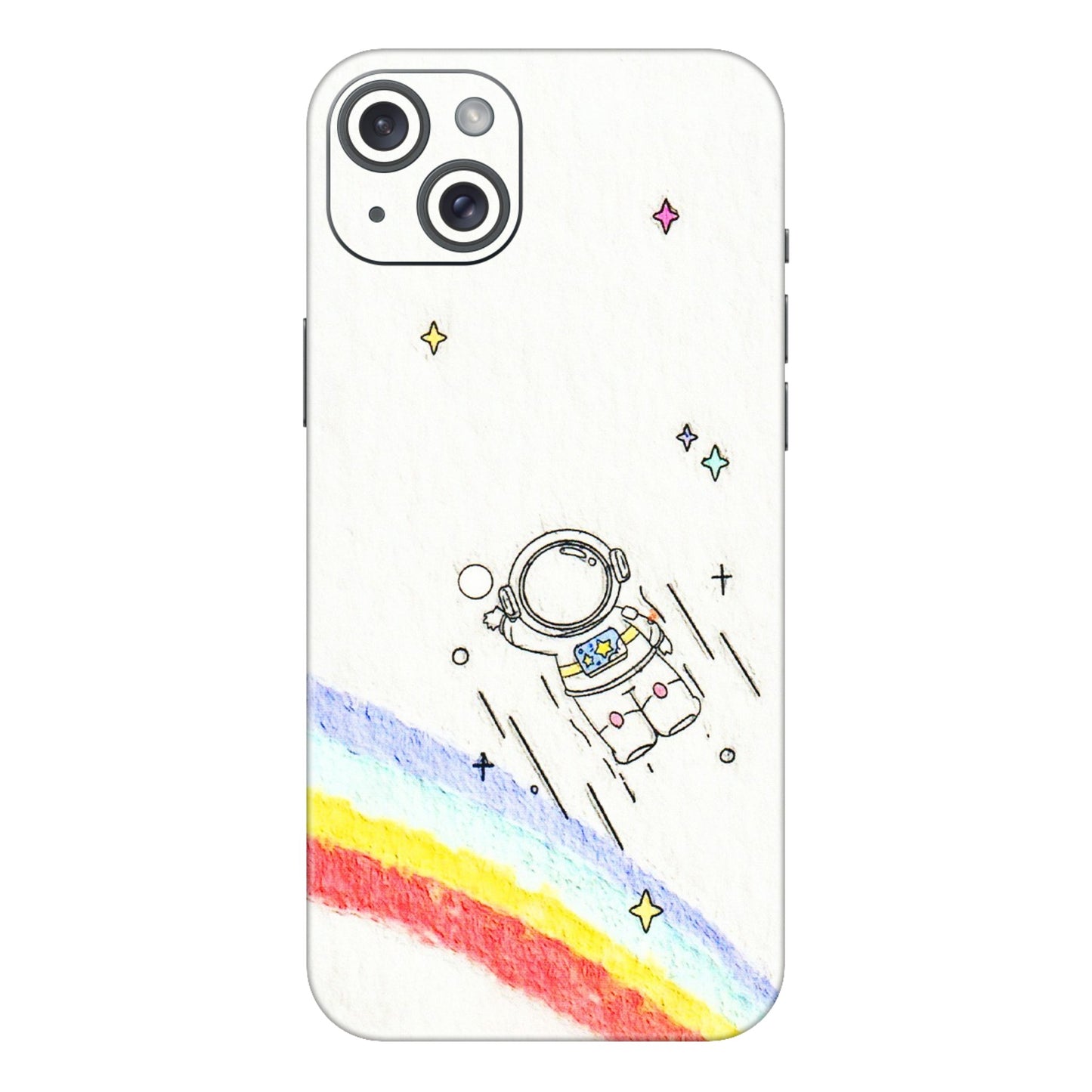Apple iPhone Skins (All Models) - Milkyway Astronaut - 3D Embossed Finish (L-110) iPhone 15 Plus