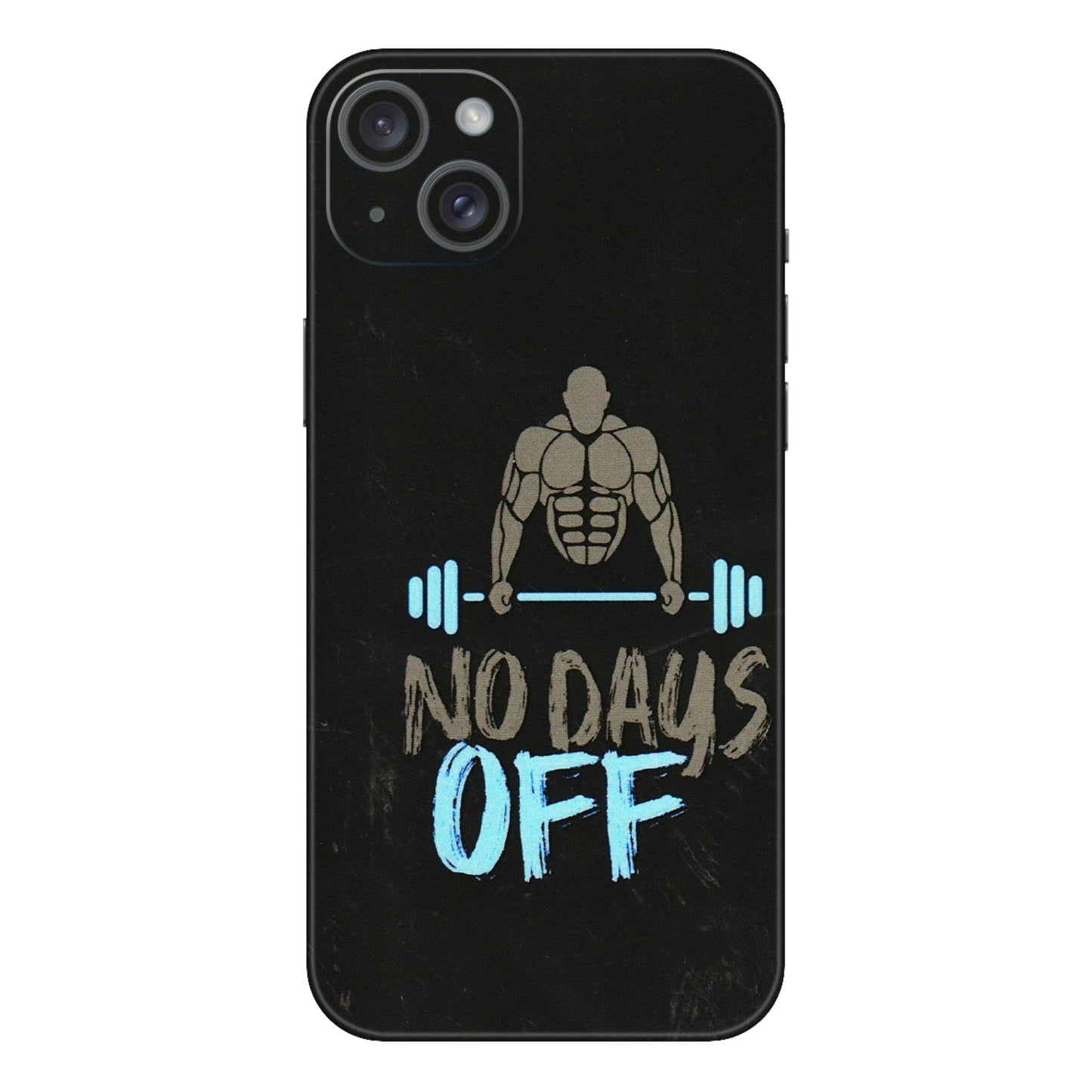 Apple iPhone Skins (All Models) - Gym Lover - 3D Embossed Finish (L-127) iPhone 15 Plus