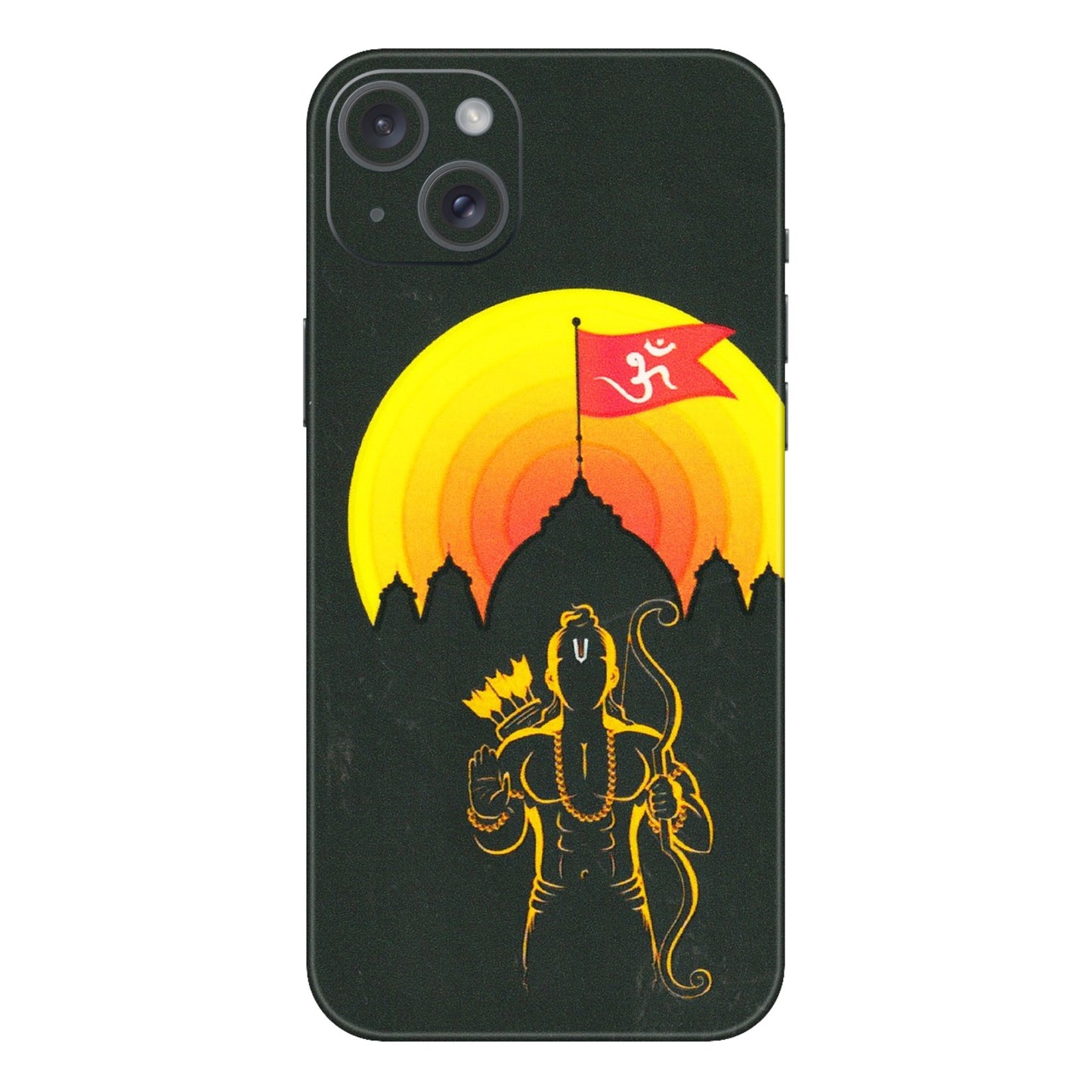 Apple iPhone Skins (All Models) - Lord Ram - 3D Embossed Finish (L-132) iPhone 15 Plus