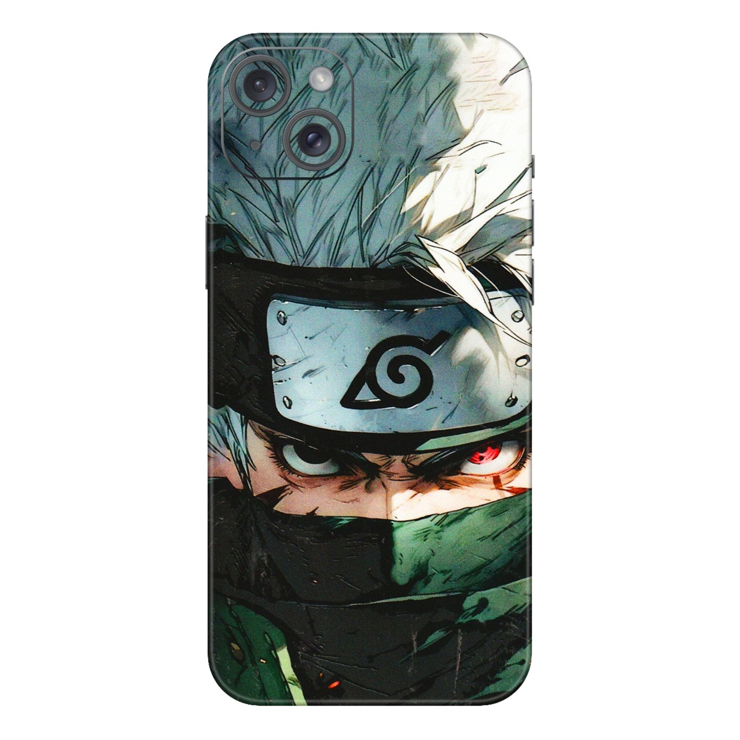 Apple iPhone Skins (All Models) - Kakashi Red Eye Focus - 3D Embossed Finish (L-227) iPhone 15 Plus