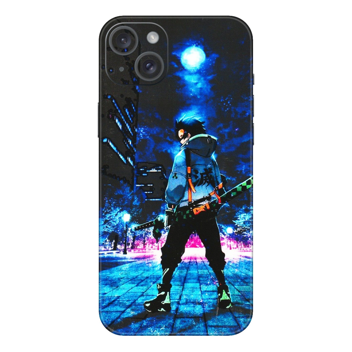 Apple iPhone Skins (All Models) - Demon Slayer Sword - 3D Embossed Finish (L-247) iPhone 15 Plus