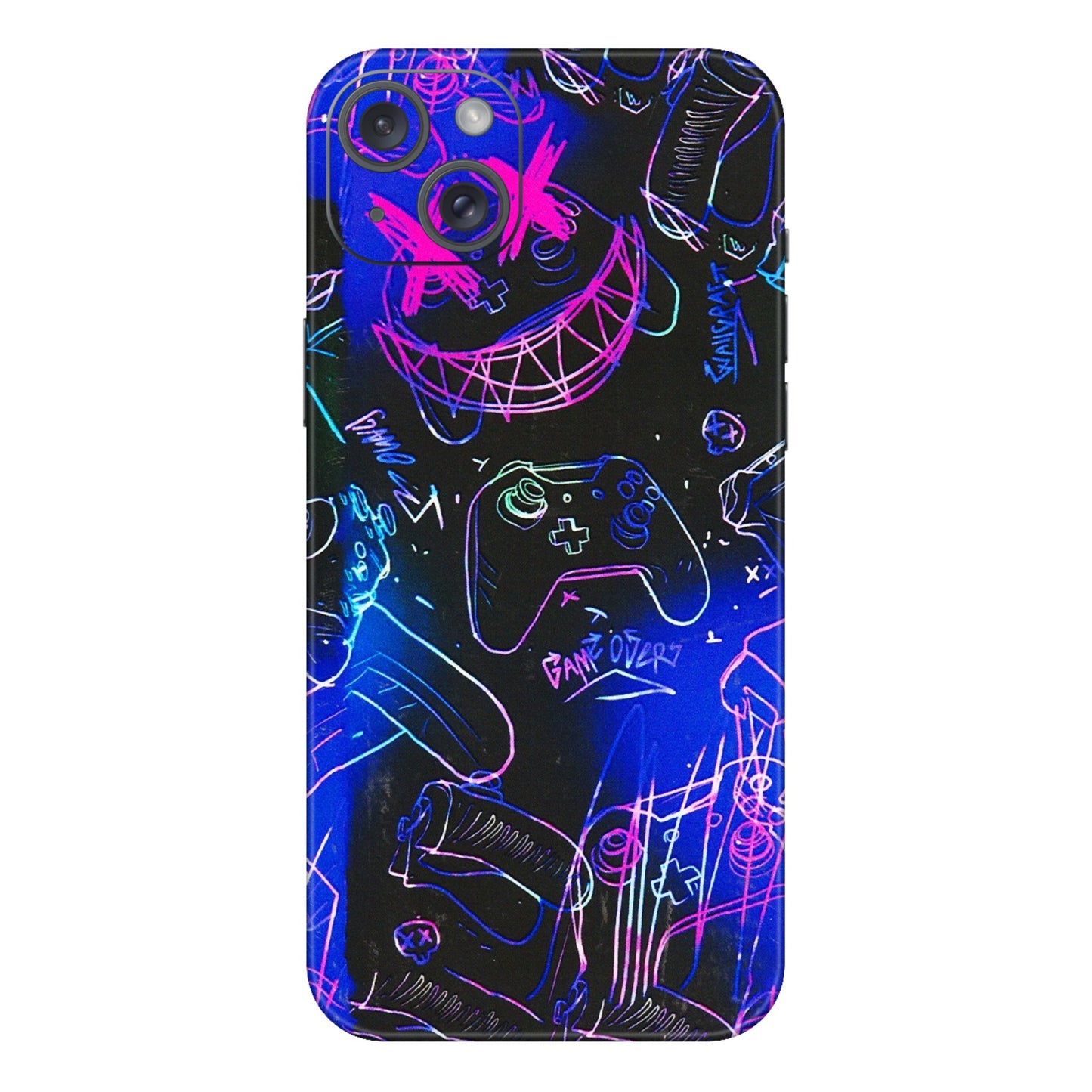 Apple iPhone Skins (All Models) - Gamers Paradise - 3D Embossed Finish (L-258) iPhone 15 Plus