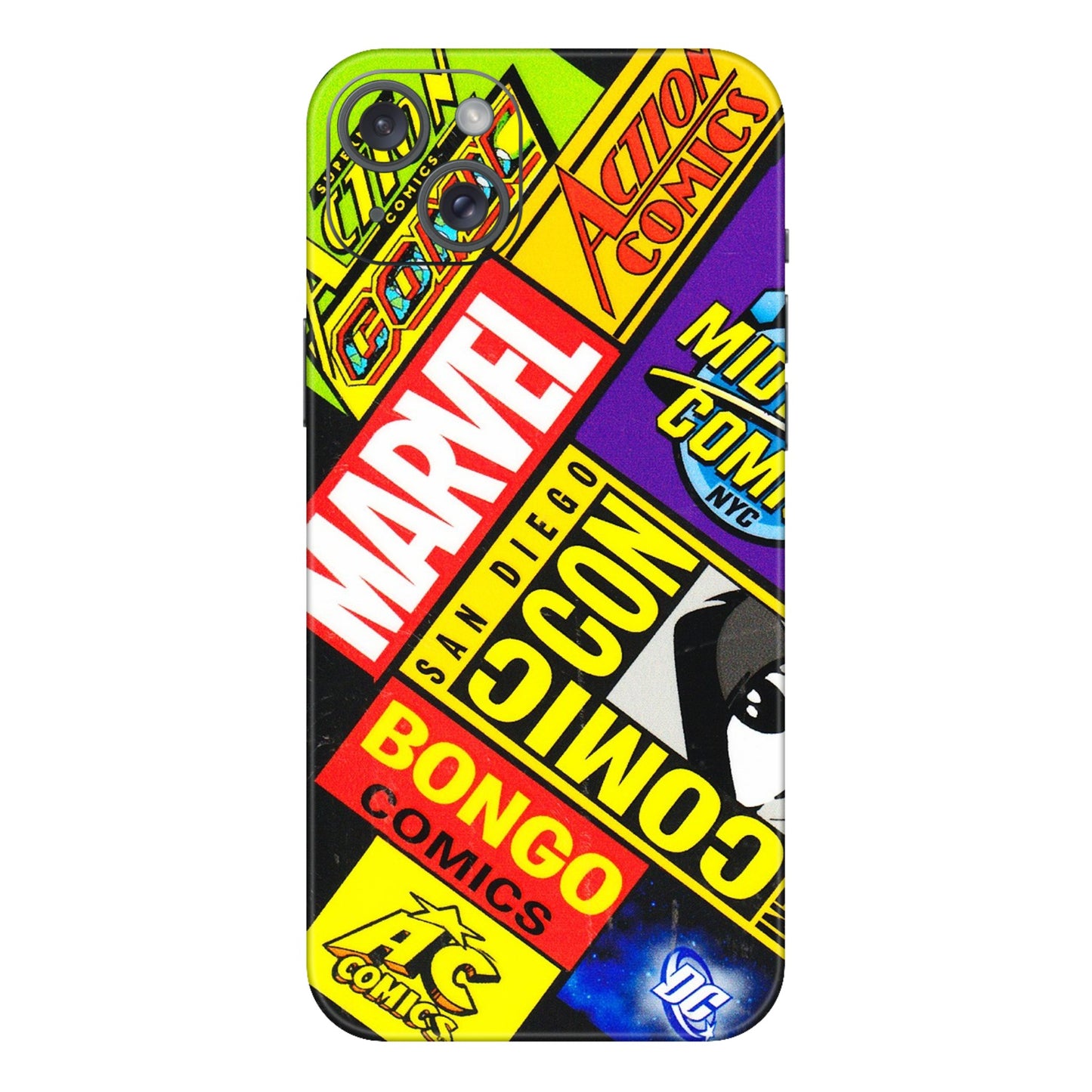 Apple iPhone Skins (All Models) - Bongo Comic Con - 3D Embossed Finish (L-325) iPhone 15 Plus