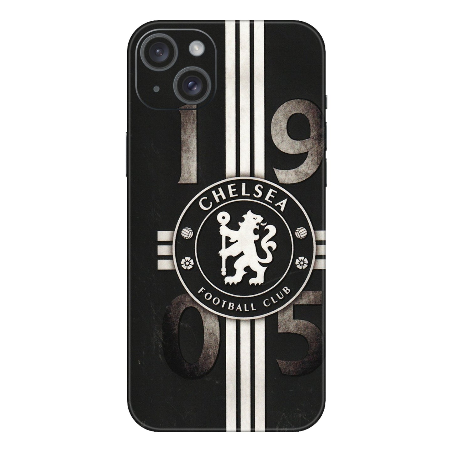 Apple iPhone Skins (All Models) - Chelsea Fan Club - 3D Embossed Finish (L-36) iPhone 15 Plus