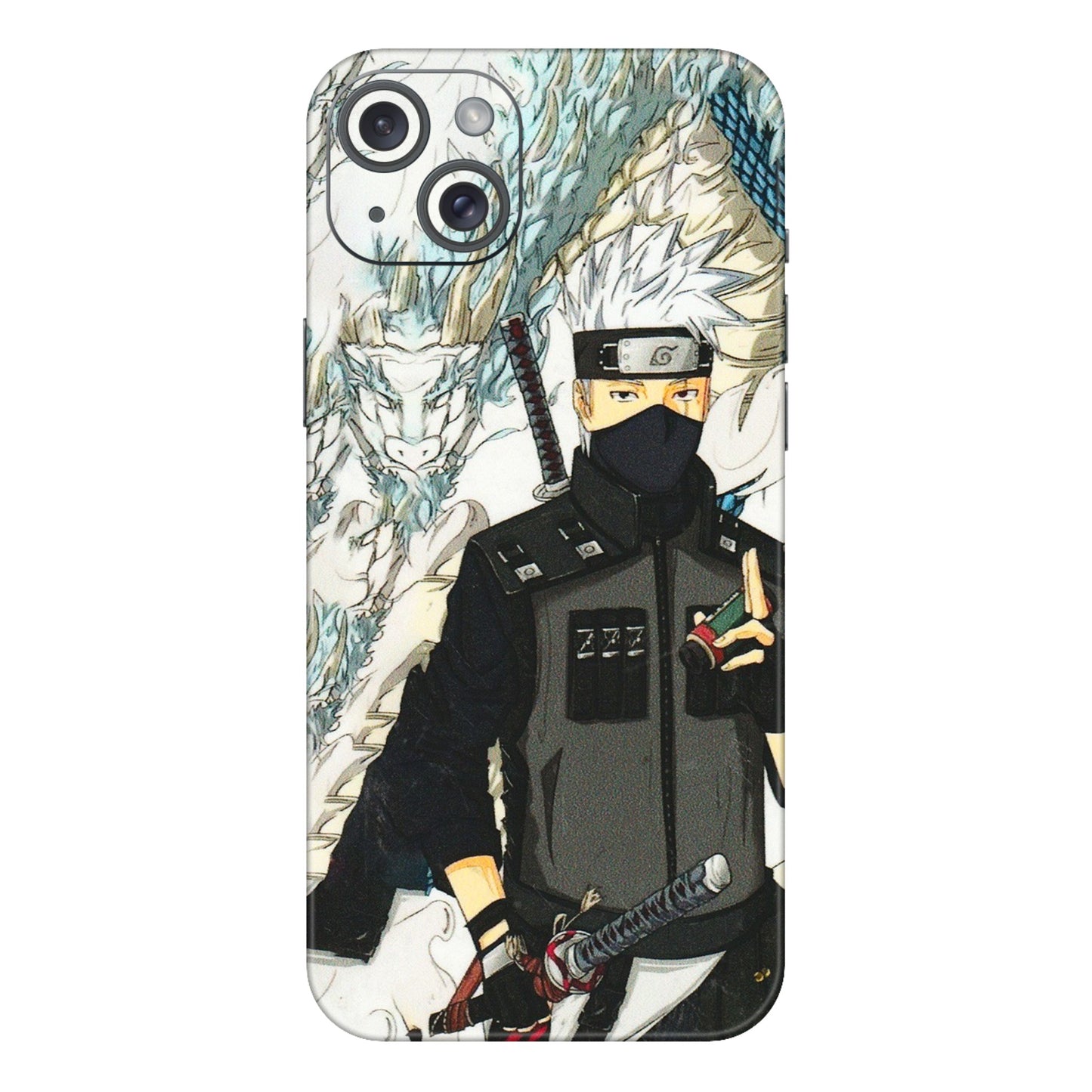 Apple iPhone Skins (All Models) - Kakashi Hatake Naruto Anime - 3D Embossed Finish (L-46) iPhone 15 Plus