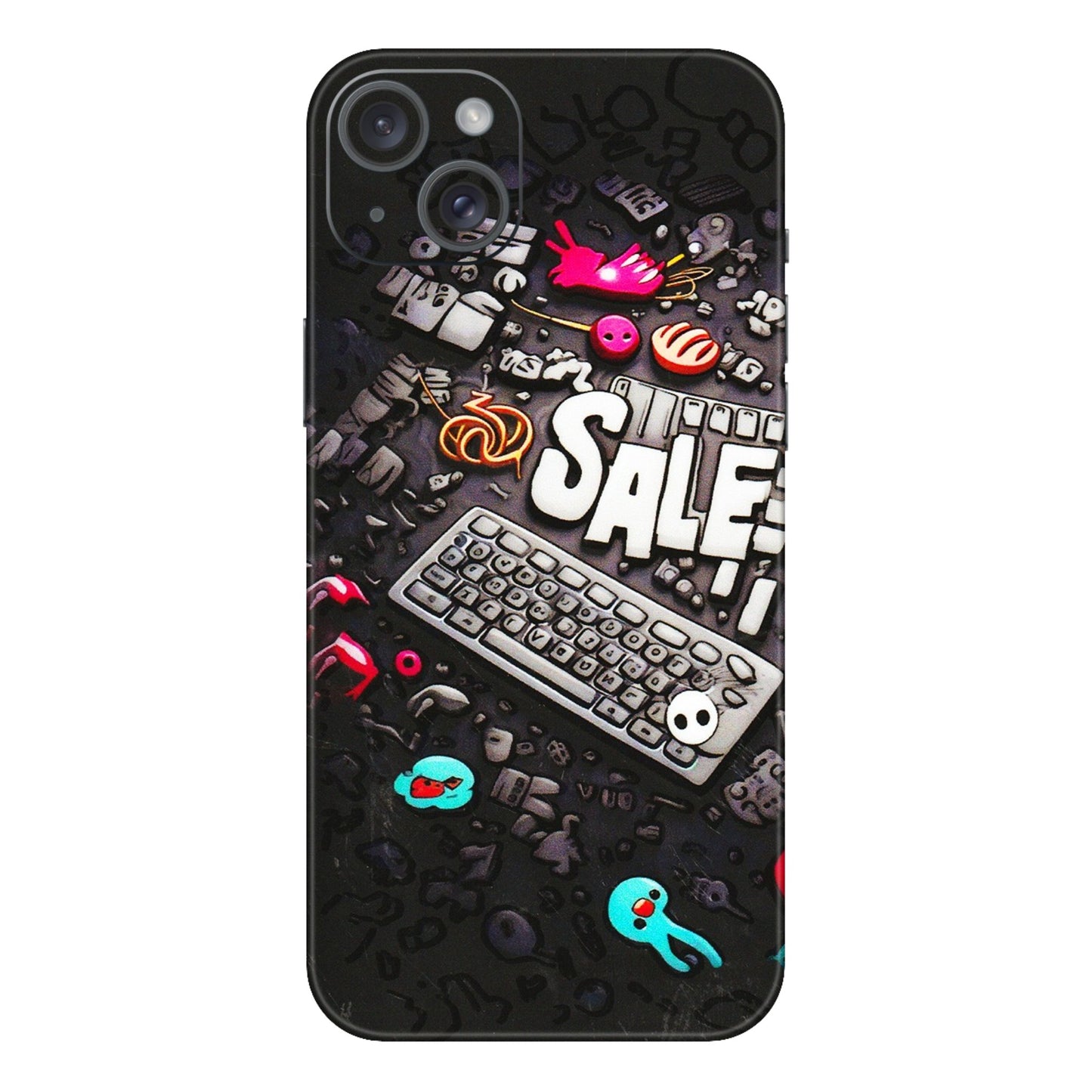 Apple iPhone Skins (All Models) - Gadgets Sale - 3D Embossed Finish (L-50) iPhone 15 Plus