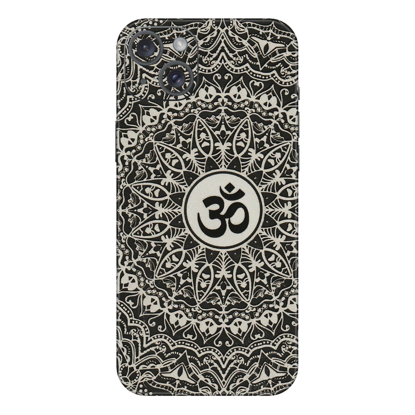 Apple iPhone Skins (All Models) - Aum Elegant Mandala - 3D Embossed Finish (L-62) iPhone 15 Plus