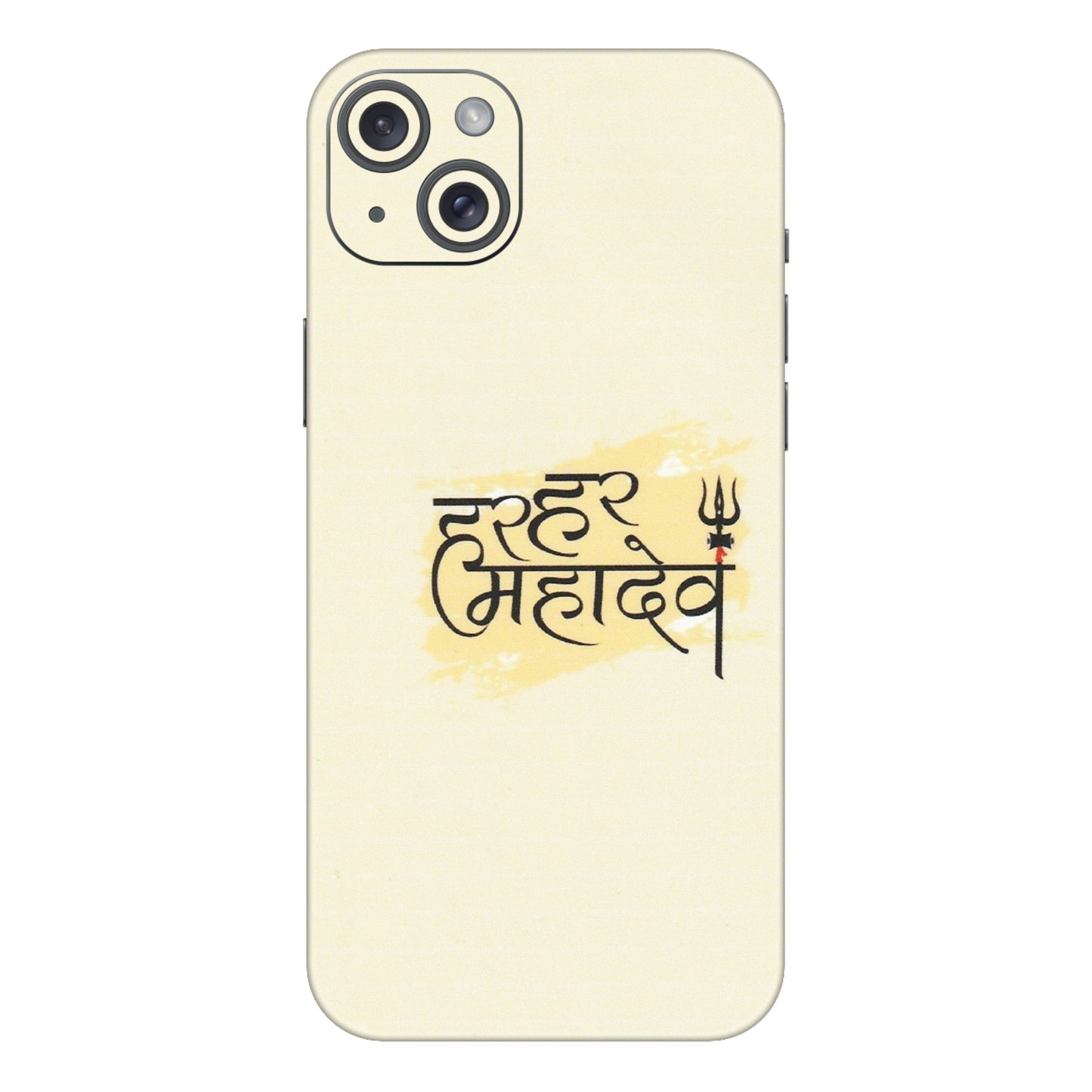 Apple iPhone Skins (All Models) - Har Har Mahadev - Matte Finish (M-10) iPhone 15 Plus