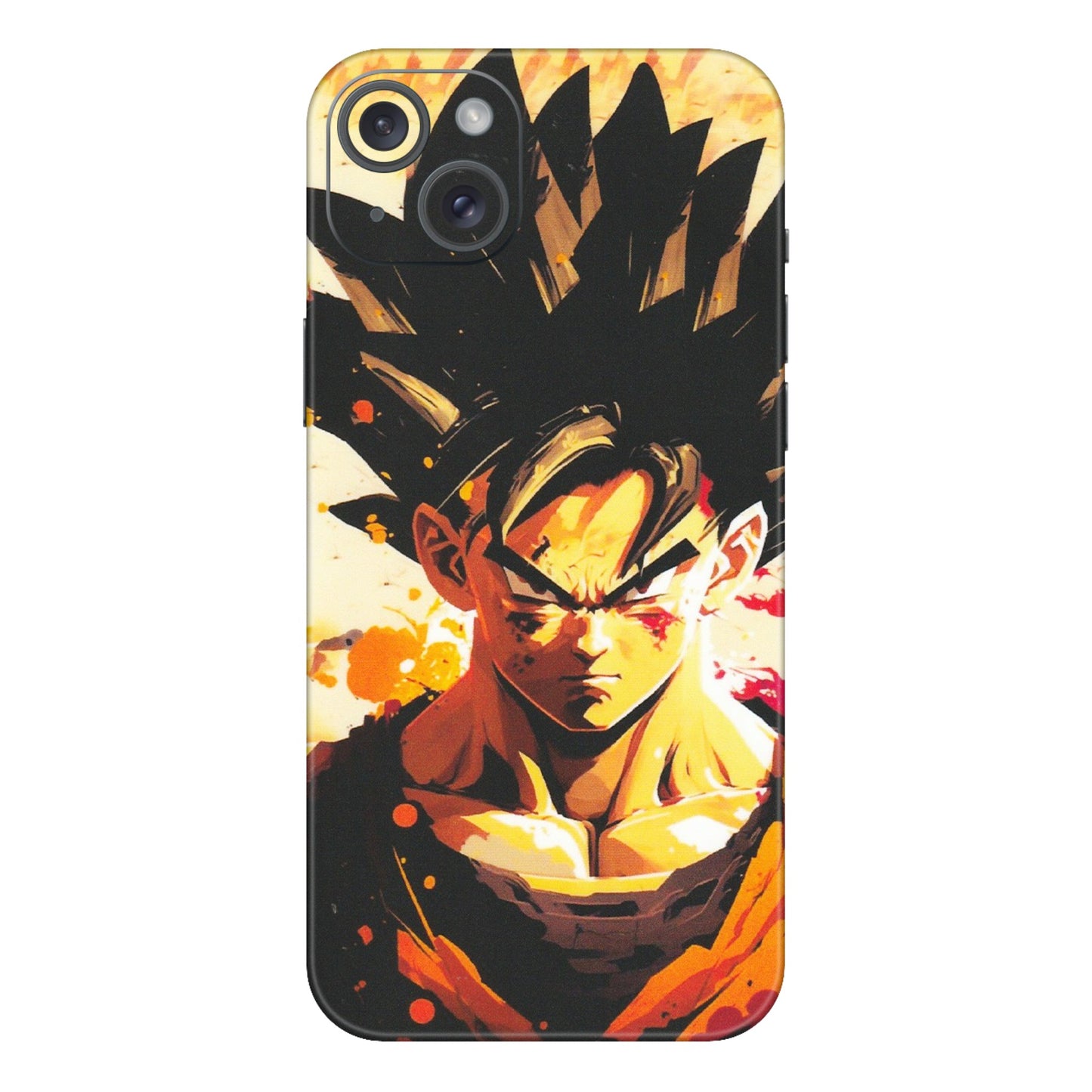 Apple iPhone Skins (All Models) - Angry Goku - Matte Finish (M-12) iPhone 15 Plus