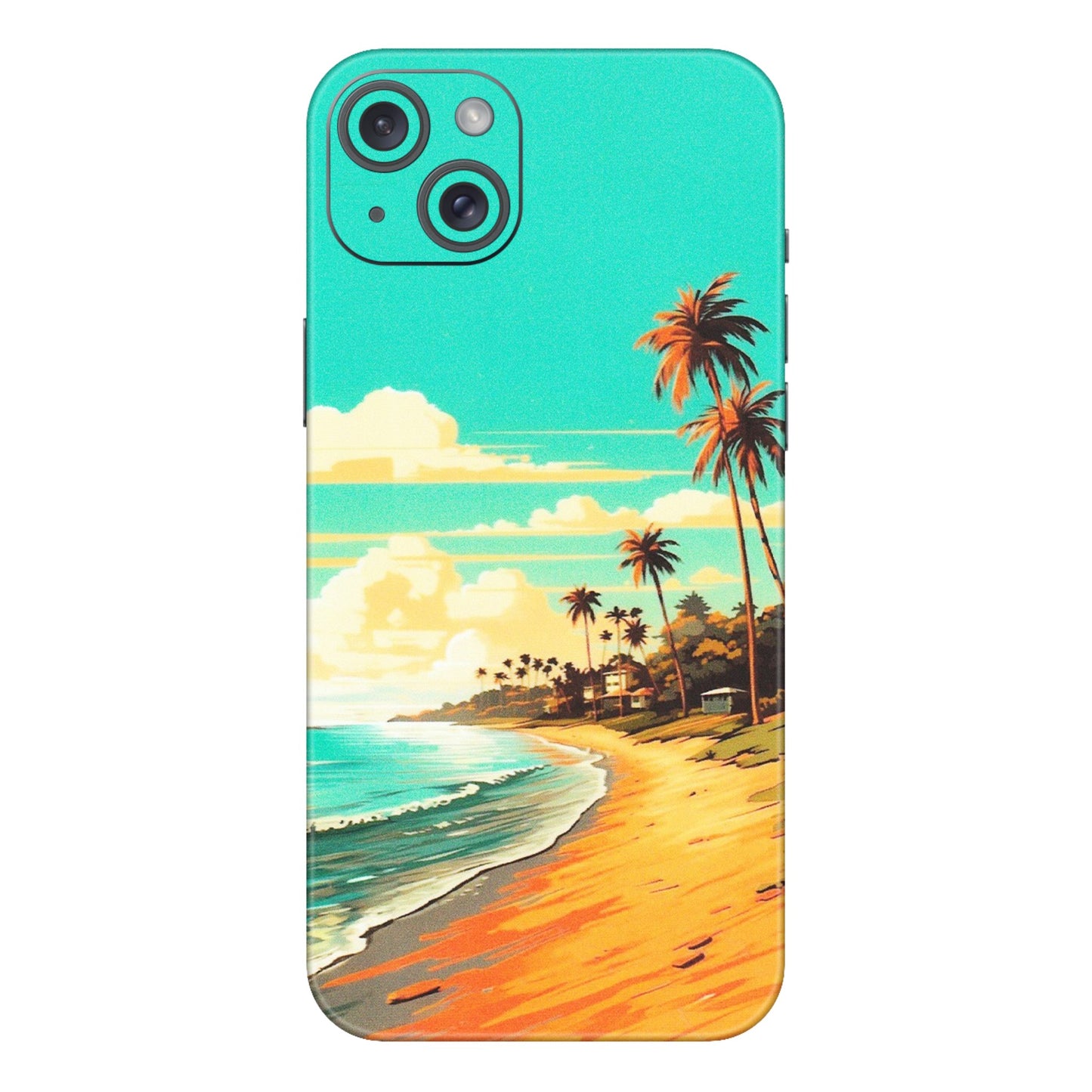 Apple iPhone Skins (All Models) - Miami Beach - Matte Finish (M-136) iPhone 15 Plus