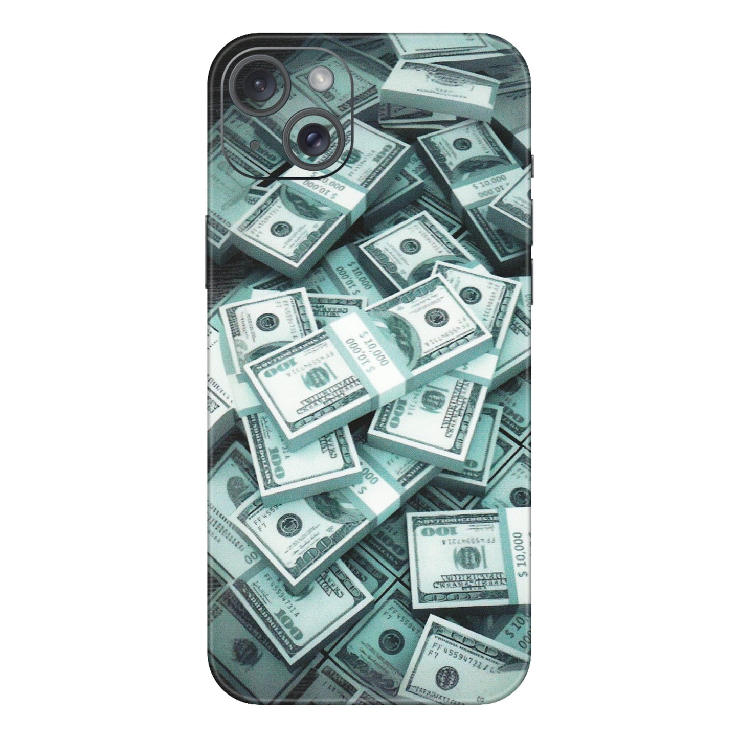 Apple iPhone Skins (All Models) - Hundred Dollar Bill - Matte Finish (M-162) iPhone 15 Plus