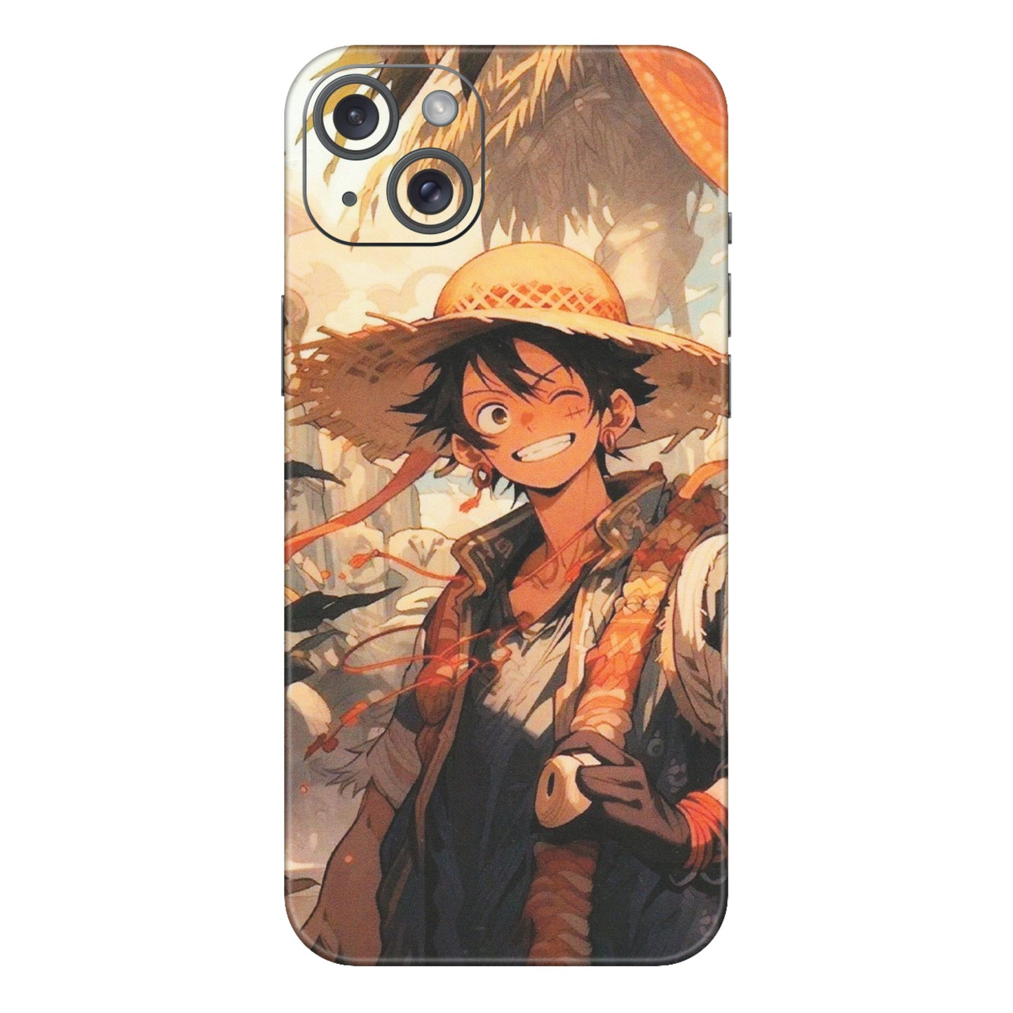 Apple iPhone Skins (All Models) - Anime Character Smile - Matte Finish (M-33) iPhone 15 Plus