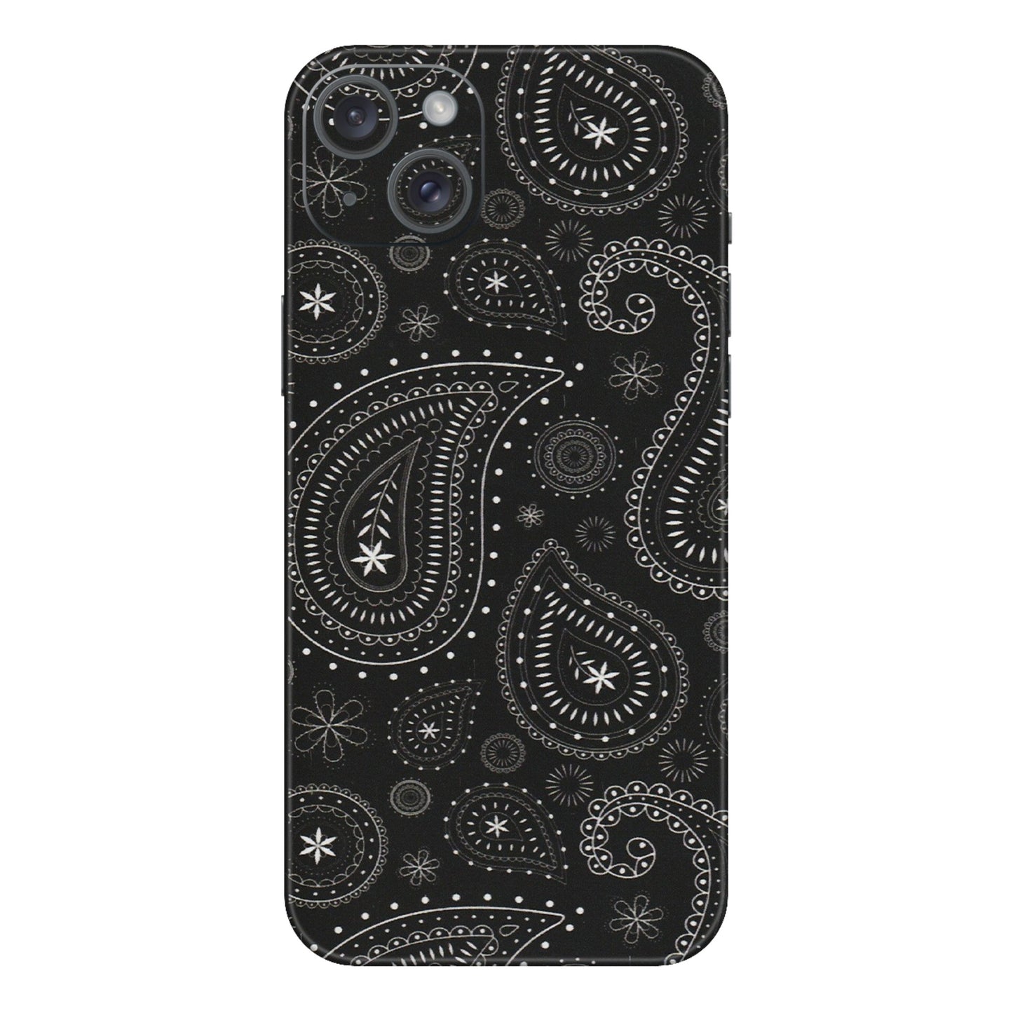 Apple iPhone Skins (All Models) - Black Sober Kerry - Matte Finish (M-37) iPhone 15 Plus