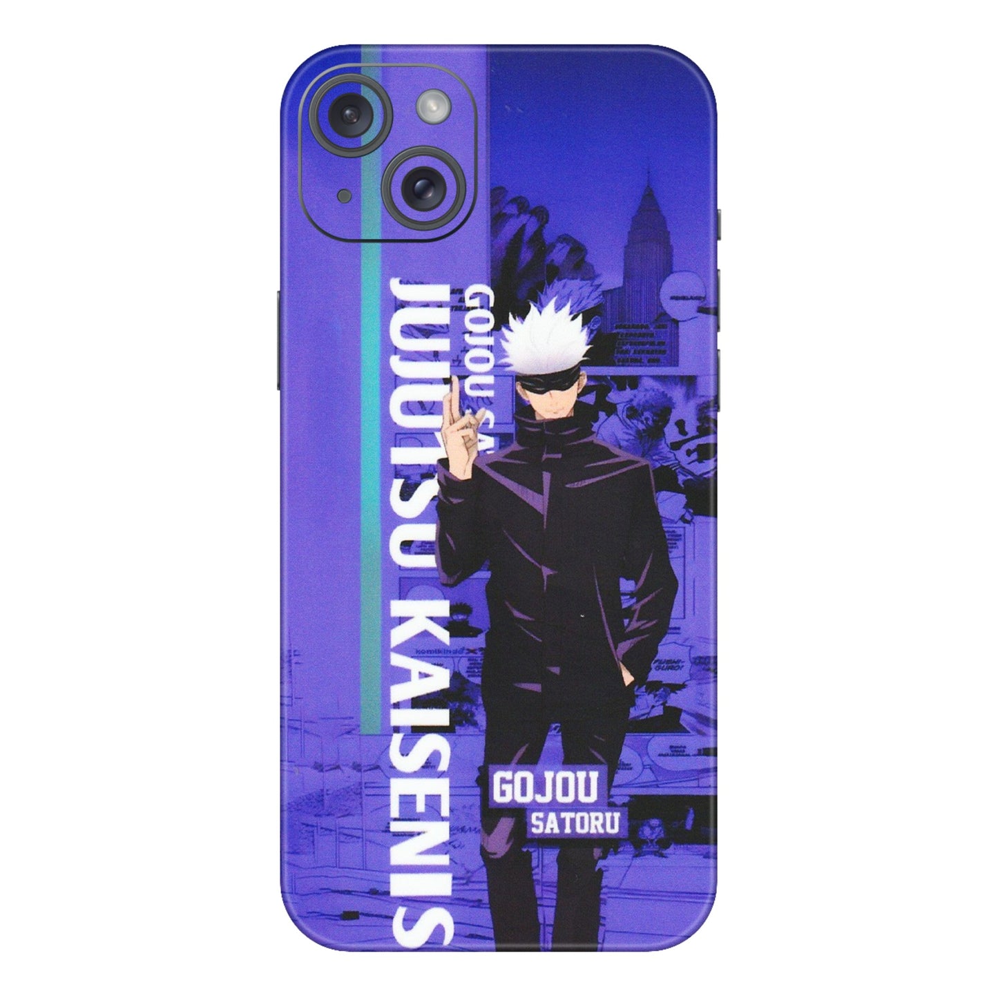 Apple iPhone Skins (All Models) - Jujutsu Kaisen Gojo - Matte Finish (M-05) iPhone 15 Plus