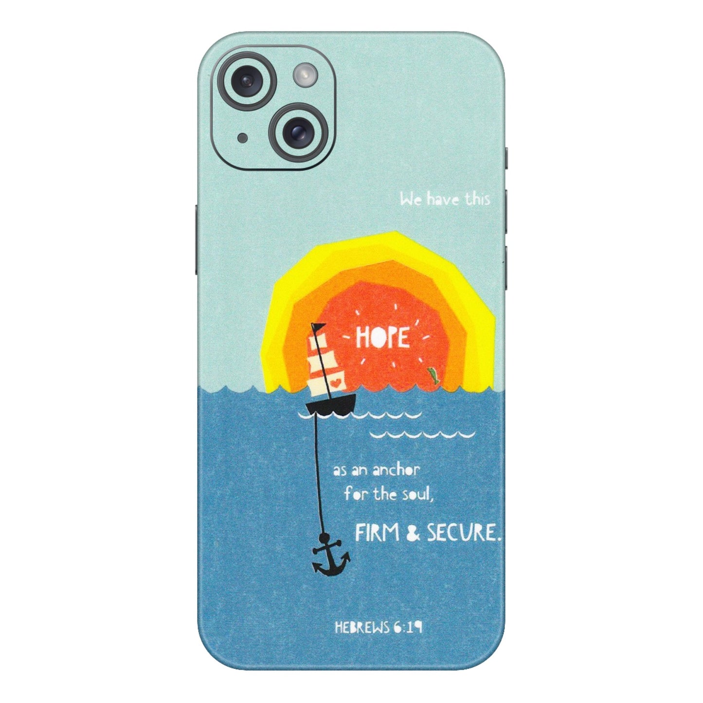 Apple iPhone Skins (All Models) - A Beautiful Sunset of Hope - Matte Finish (M-75) iPhone 15 Plus