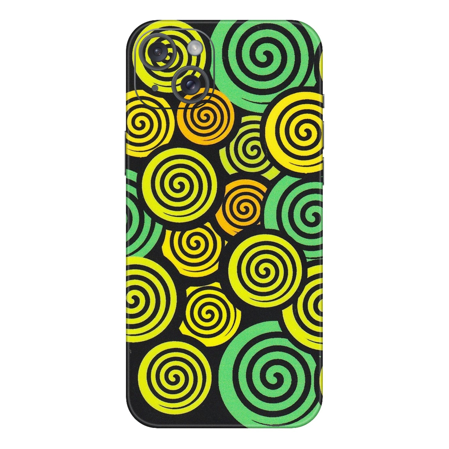 Apple iPhone Skins (All Models) - Crazy Spiral - Matte Finish (M-91) iPhone 15 Plus