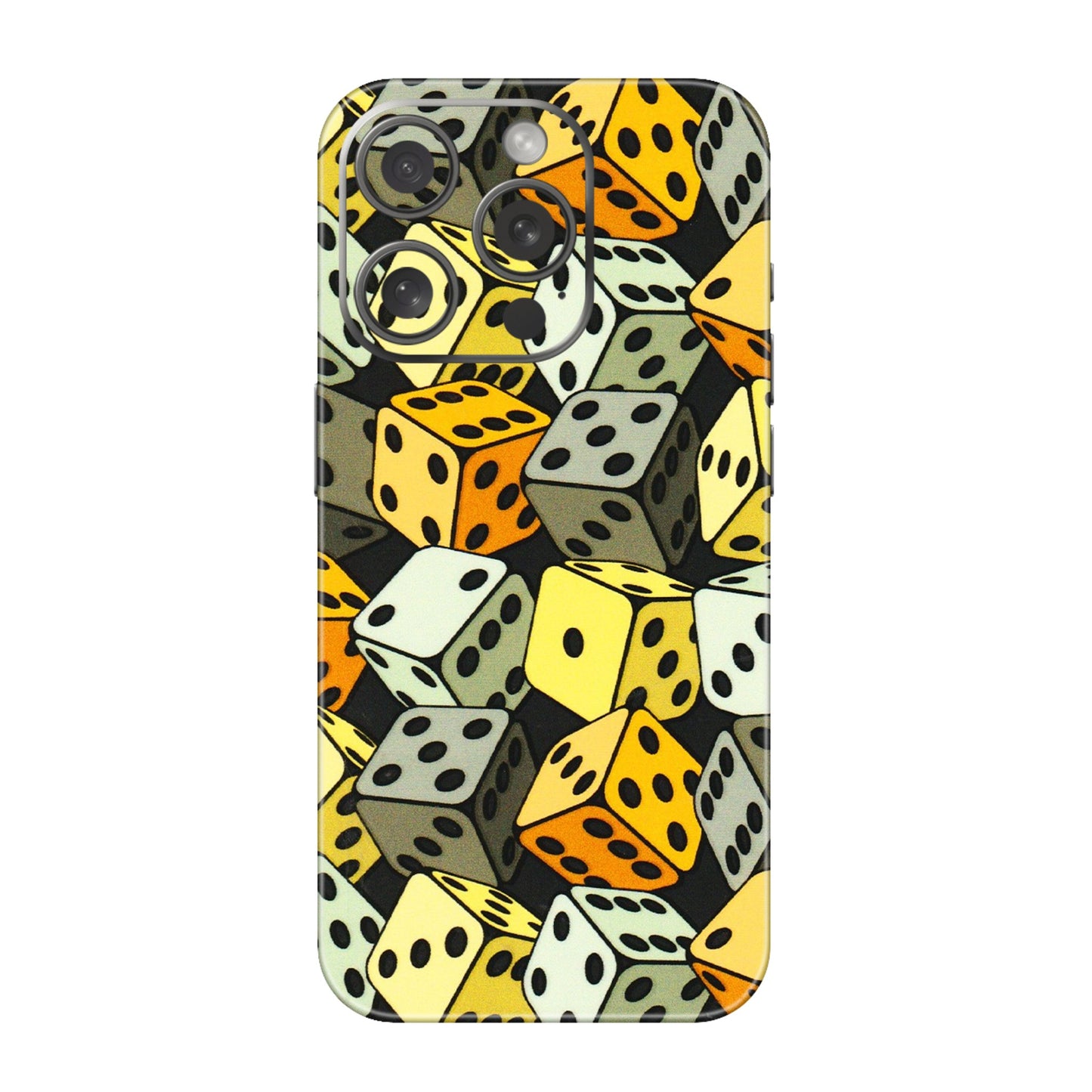 Apple iPhone Skins (All Models) - Dices Of Life - 3D Embossed Finish (L-04) iPhone 15 Pro