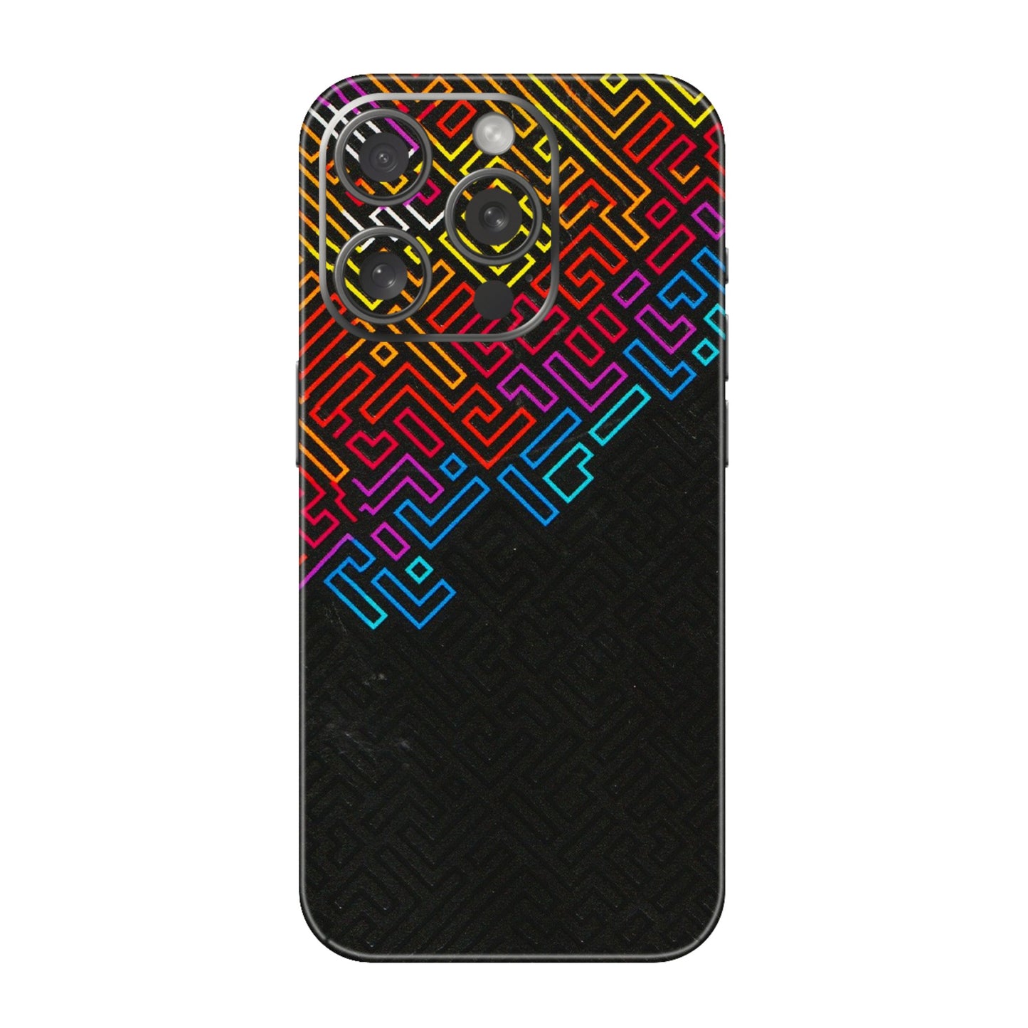 Apple iPhone Skins (All Models) - Dotme Pattern Art - 3D Embossed Finish (L-121) iPhone 15 Pro