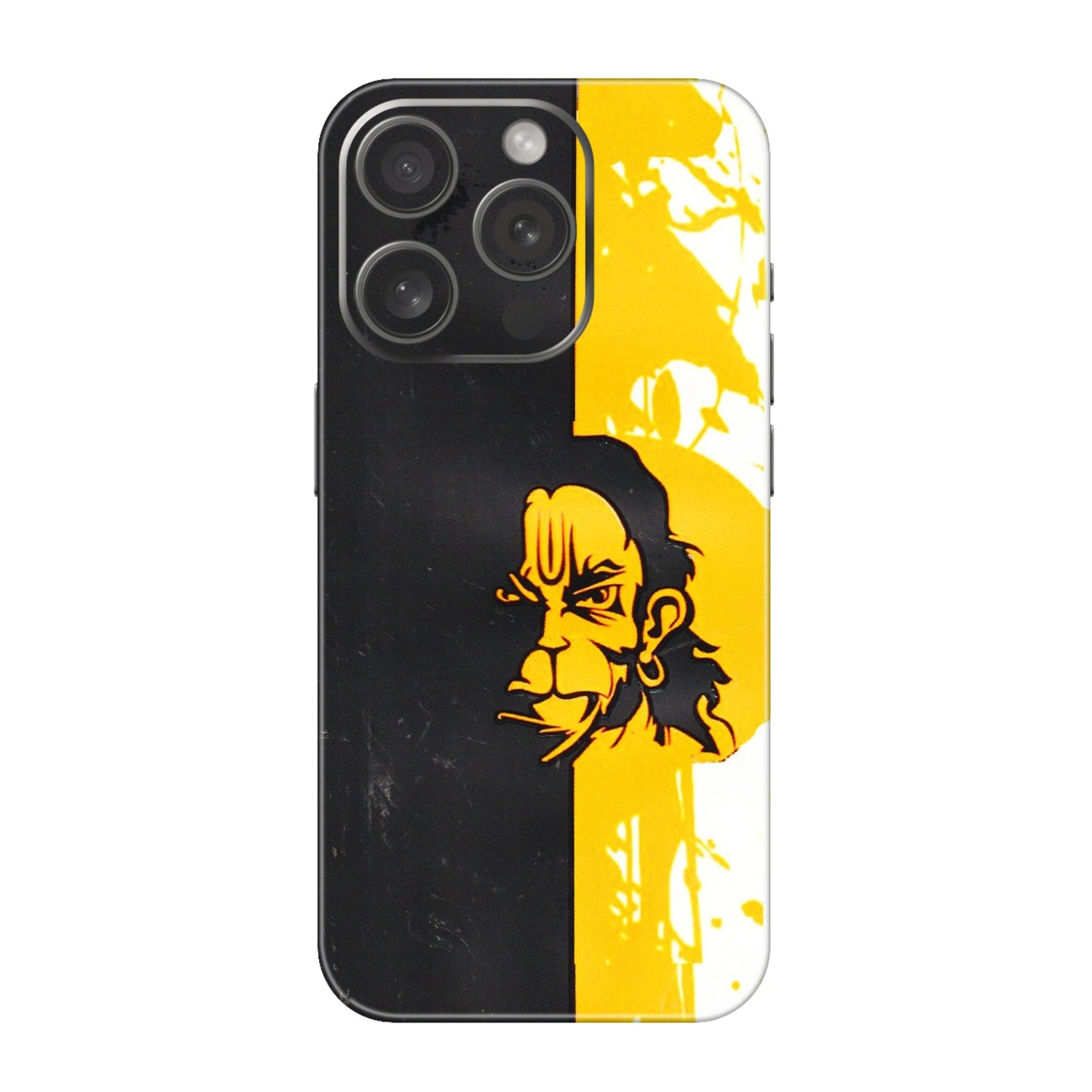 Apple iPhone Skins (All Models) - Bajrangbali - 3D Embossed Finish (L-151) iPhone 15 Pro