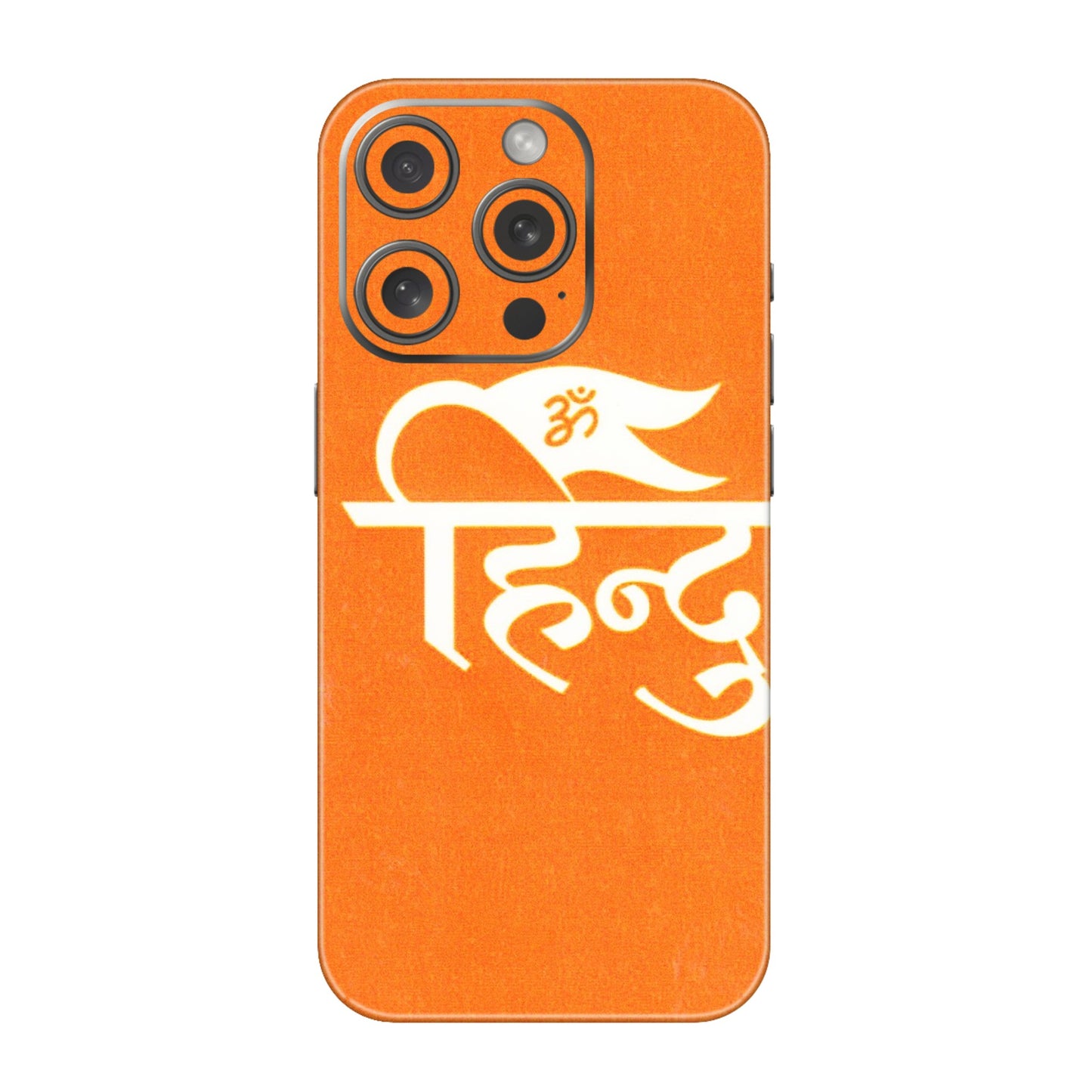 Apple iPhone Skins (All Models) - Hindu Kesari - 3D Embossed Finish (L-154) iPhone 15 Pro