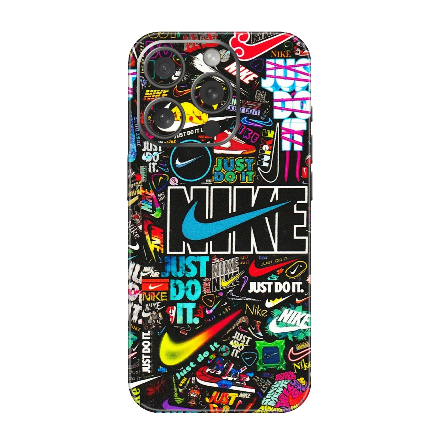 Apple iPhone Skins (All Models) - Just Do It Doodles - 3D Embossed Finish (L-166) iPhone 15 Pro