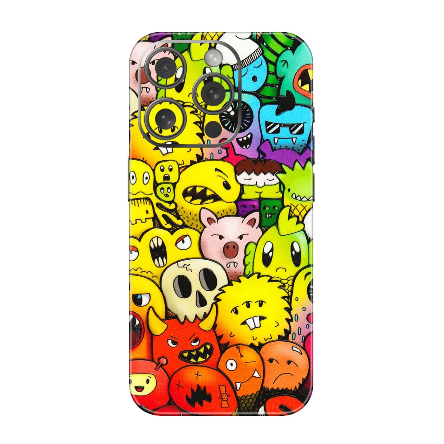 Apple iPhone Skins (All Models) - Angry Funkies - 3D Embossed Finish (L-169) iPhone 15 Pro