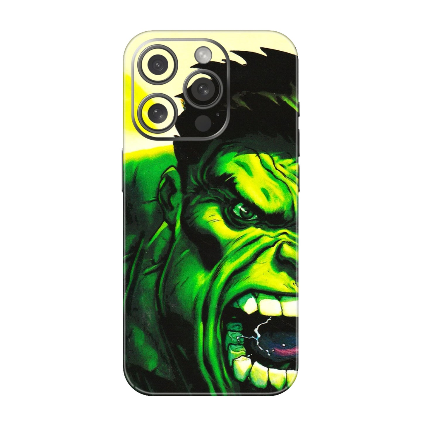 Apple iPhone Skins (All Models) - Hulk - 3D Embossed Finish (L-180) iPhone 15 Pro