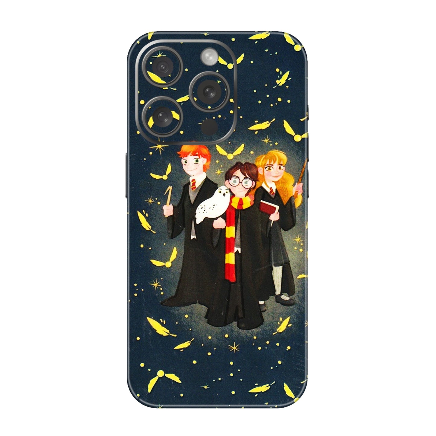 Apple iPhone Skins (All Models) - Harry Potter - 3D Embossed Finish (L-183) iPhone 15 Pro