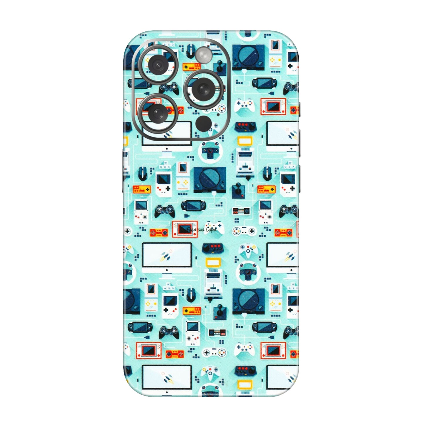Apple iPhone Skins (All Models) - Gadgets Doodle - 3D Embossed Finish (L-184) iPhone 15 Pro