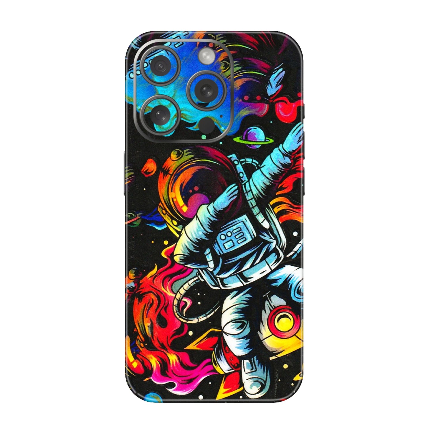 Apple iPhone Skins (All Models) - Astronaut Dope - 3D Embossed Finish (L-191) iPhone 15 Pro