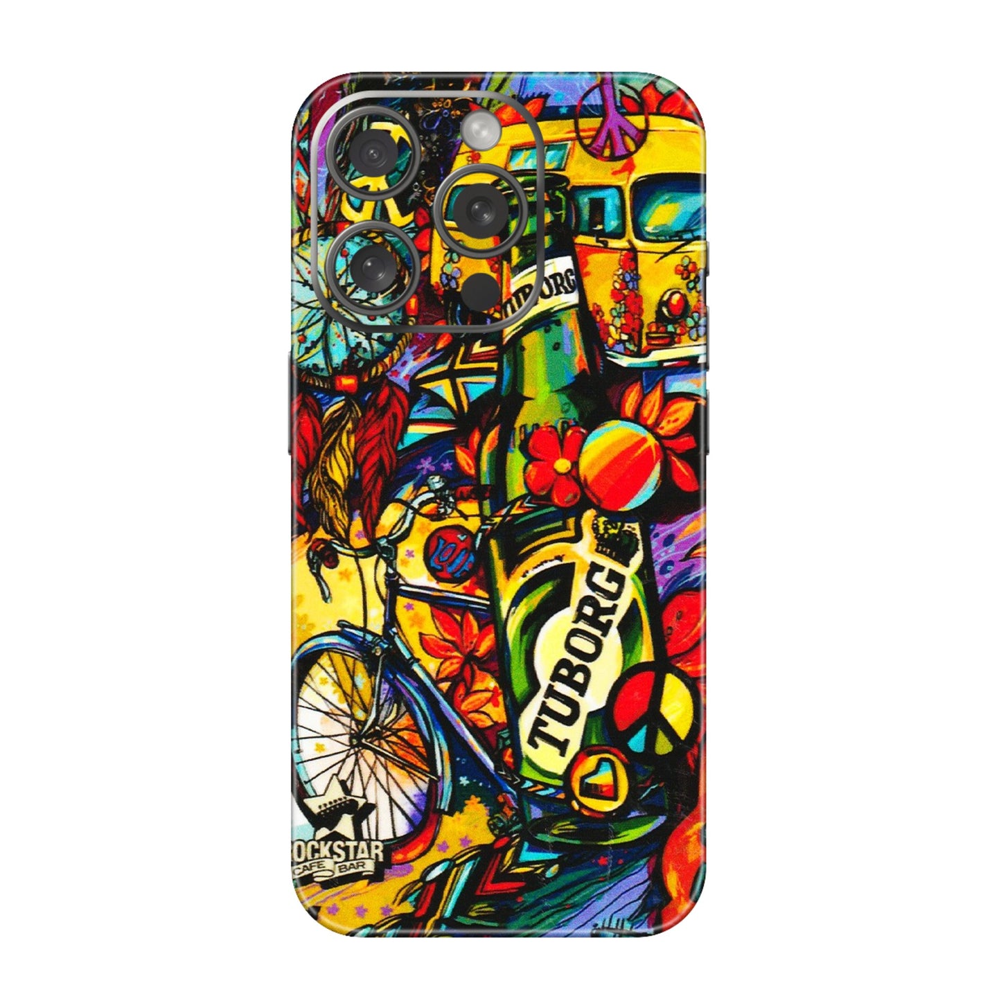 Apple iPhone Skins (All Models) - Cool Beer Bottle - 3D Embossed Finish (L-193) iPhone 15 Pro