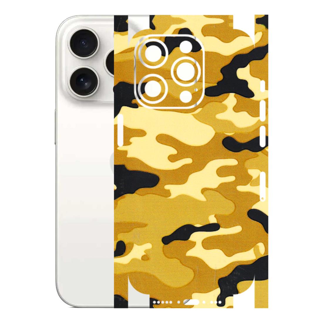 Apple iPhone Skins (All Models) - Indian Camo - 3D Embossed Finish (L-228) iPhone 15 Pro