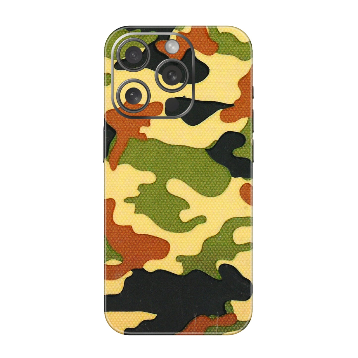 Apple iPhone Skins (All Models) - Indian Military - 3D Embossed Finish (L-234) iPhone 15 Pro
