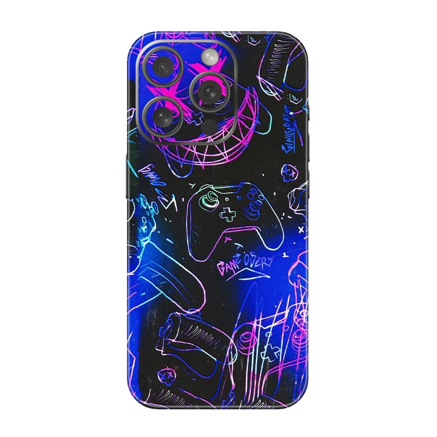 Apple iPhone Skins (All Models) - Gamers Paradise - 3D Embossed Finish (L-258) iPhone 15 Pro