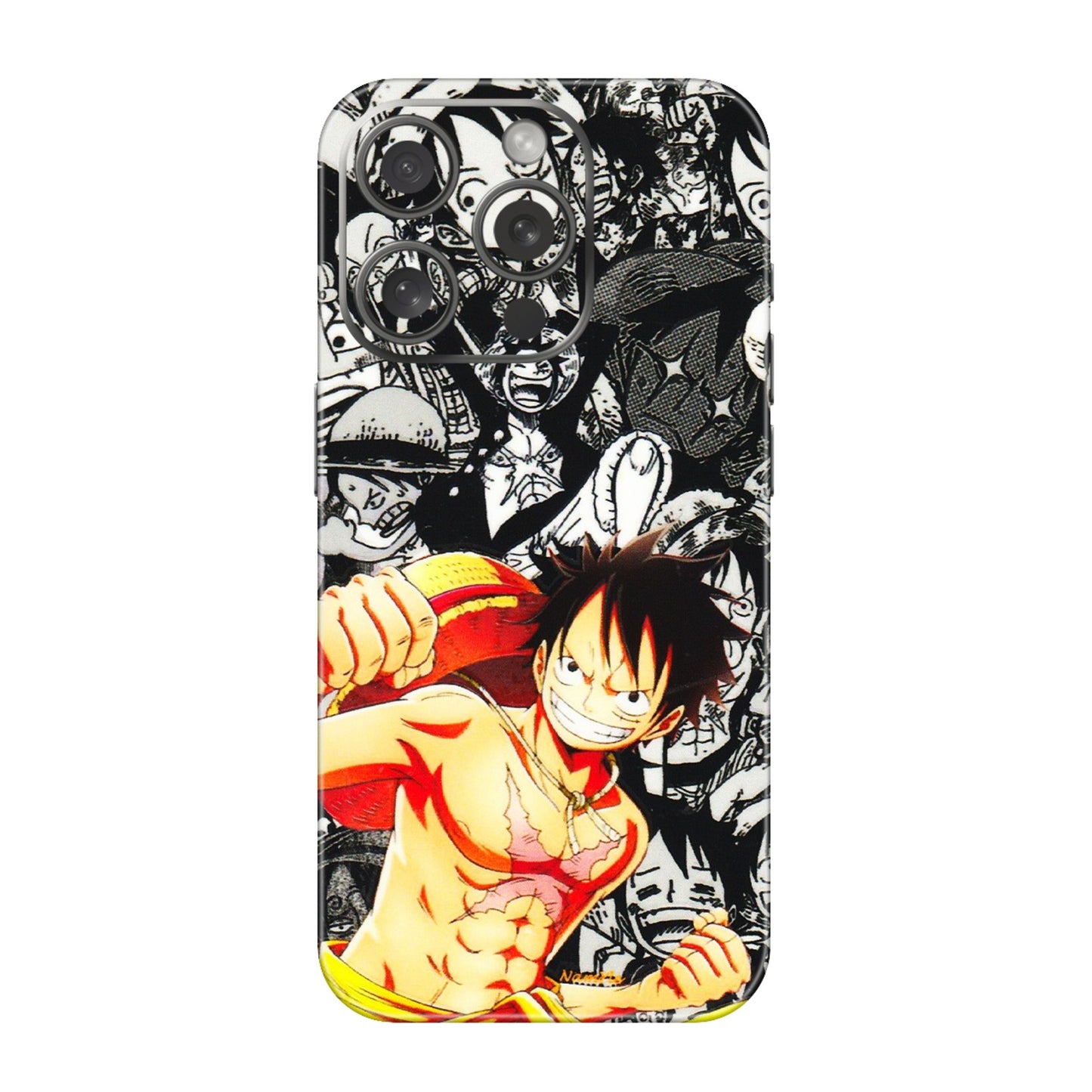 Apple iPhone Skins (All Models) - Anime Comics Games Doodles - 3D Embossed Finish (L-27) iPhone 15 Pro