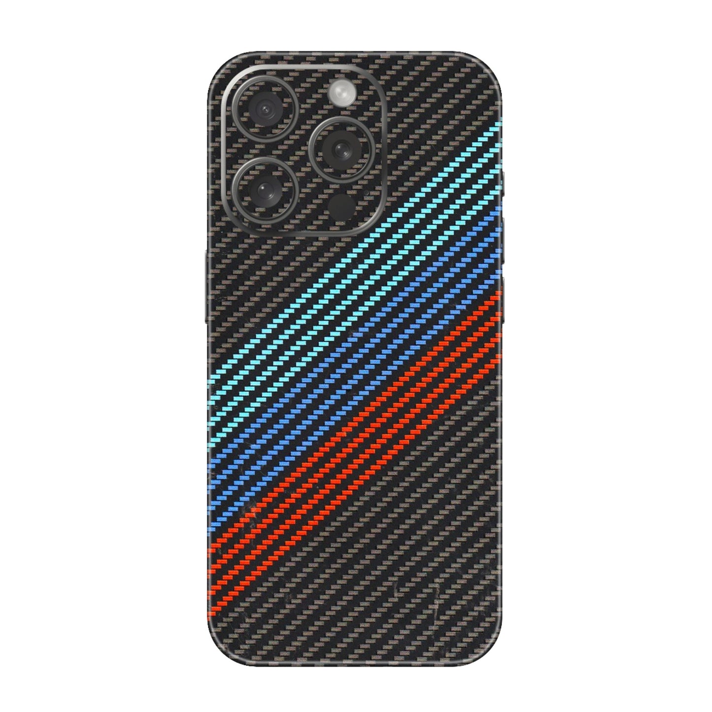 Apple iPhone Skins (All Models) - Carbon BM - 3D Embossed Finish (L-302) iPhone 15 Pro