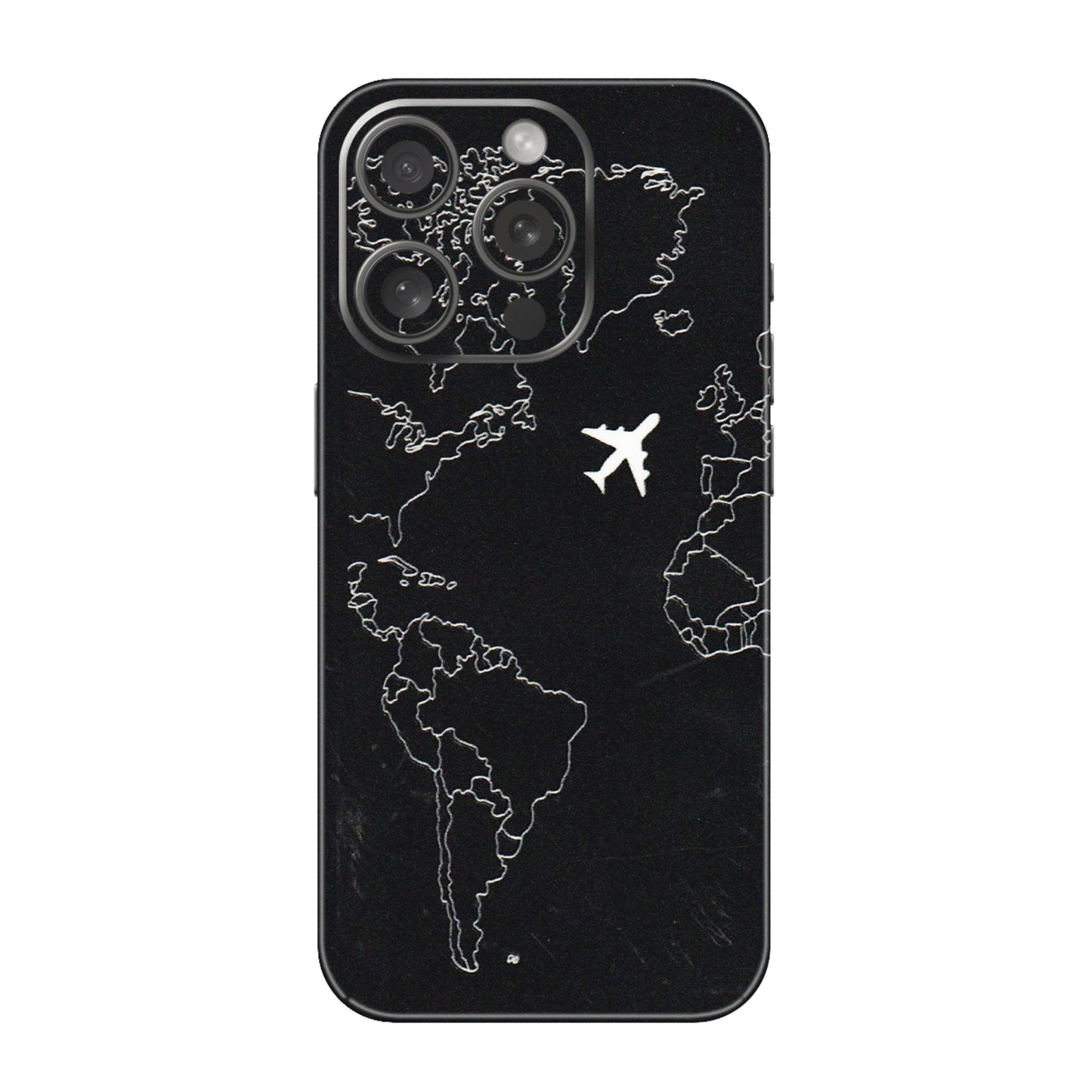 Apple iPhone Skins (All Models) - Never Ending Travel - 3D Embossed Finish (L-79) iPhone 15 Pro