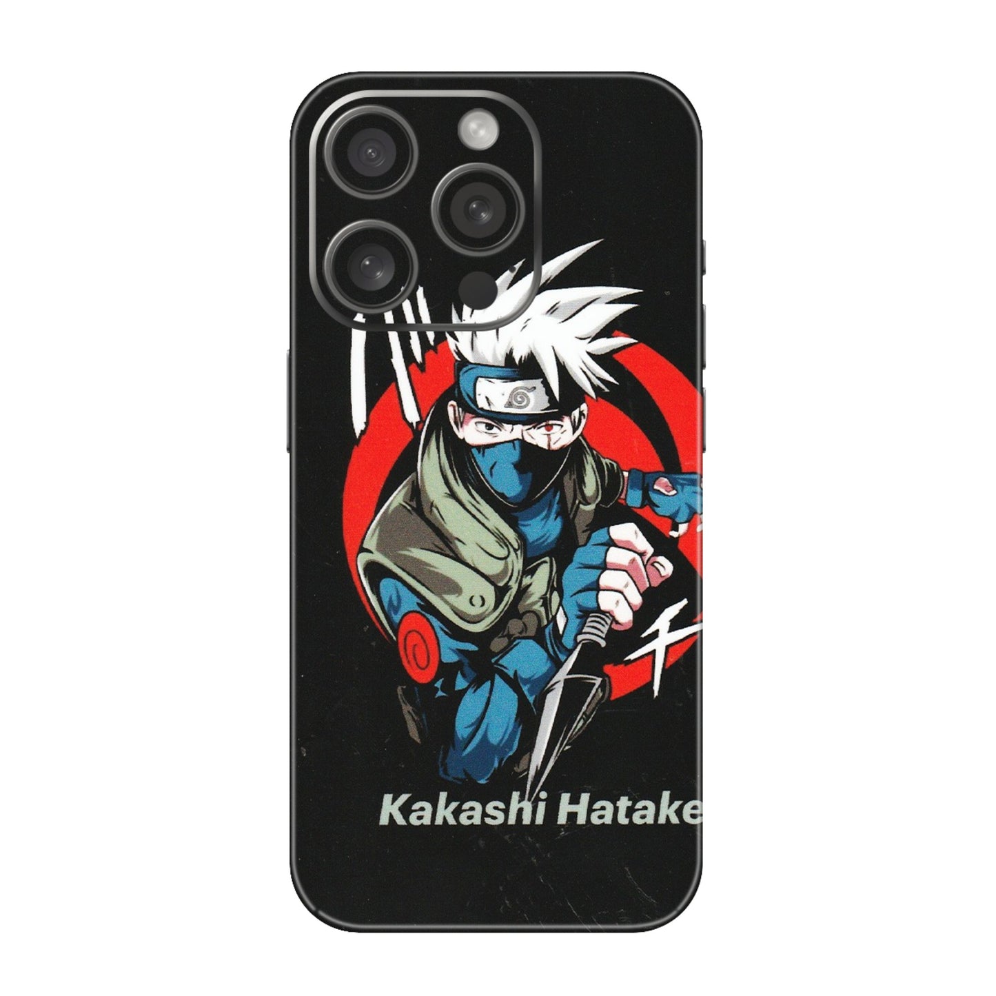 Apple iPhone Skins (All Models) - Naruto Kakashi Hatake Killer - Matte Finish (M-114) iPhone 15 Pro