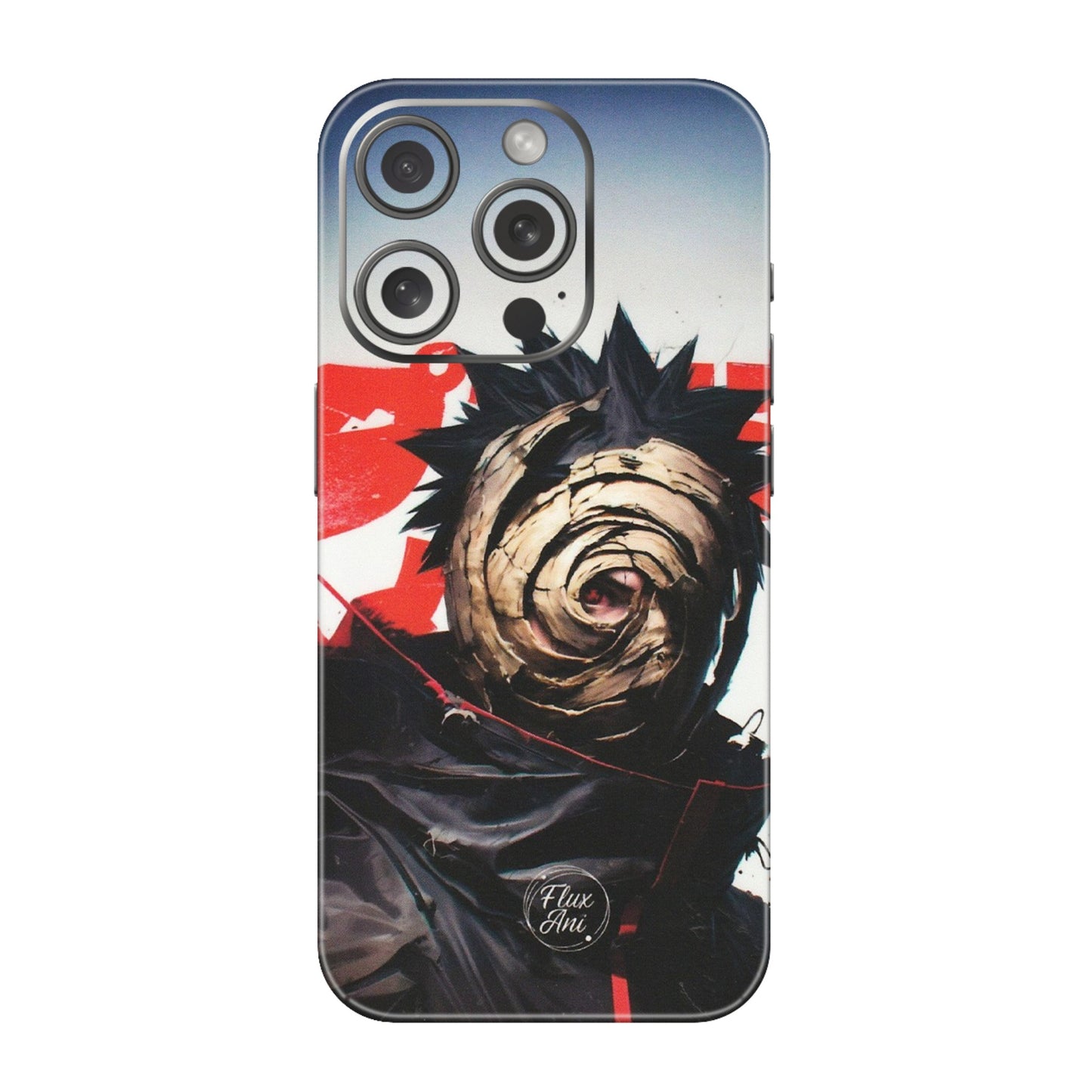 Apple iPhone Skins (All Models) - Obito Uchiha Cool Anime - Matte Finish (M-134) iPhone 15 Pro