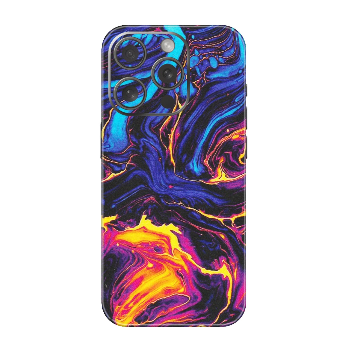 Apple iPhone Skins (All Models) - Abstract Paint Classy - Matte Finish (M-15) iPhone 15 Pro