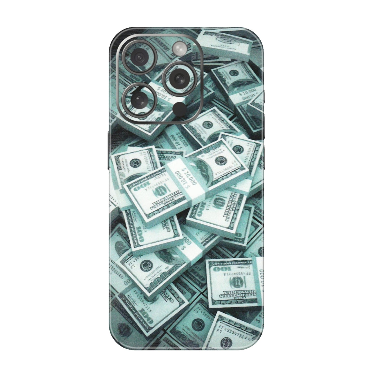 Apple iPhone Skins (All Models) - Hundred Dollar Bill - Matte Finish (M-162) iPhone 15 Pro