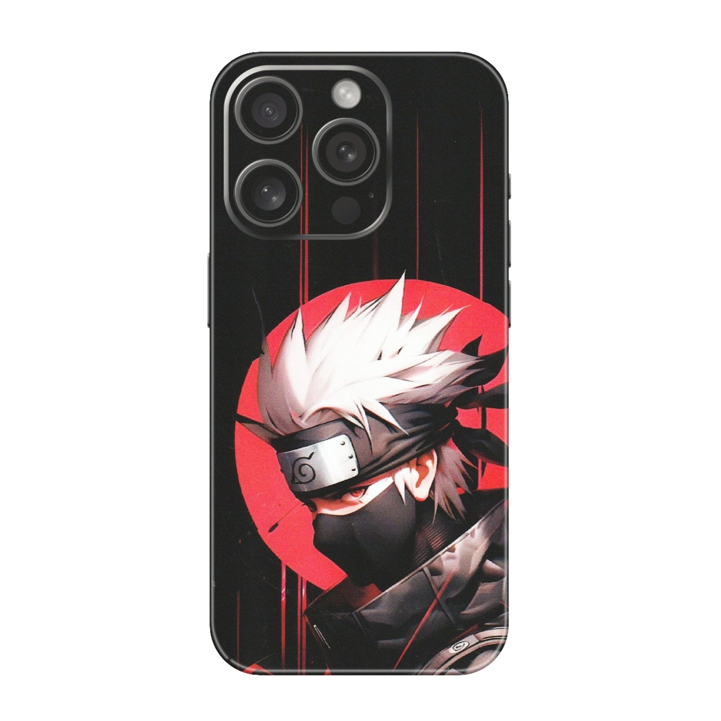 Apple iPhone Skins (All Models) - Naruto Anime Blood - Matte Finish (M-170) iPhone 15 Pro