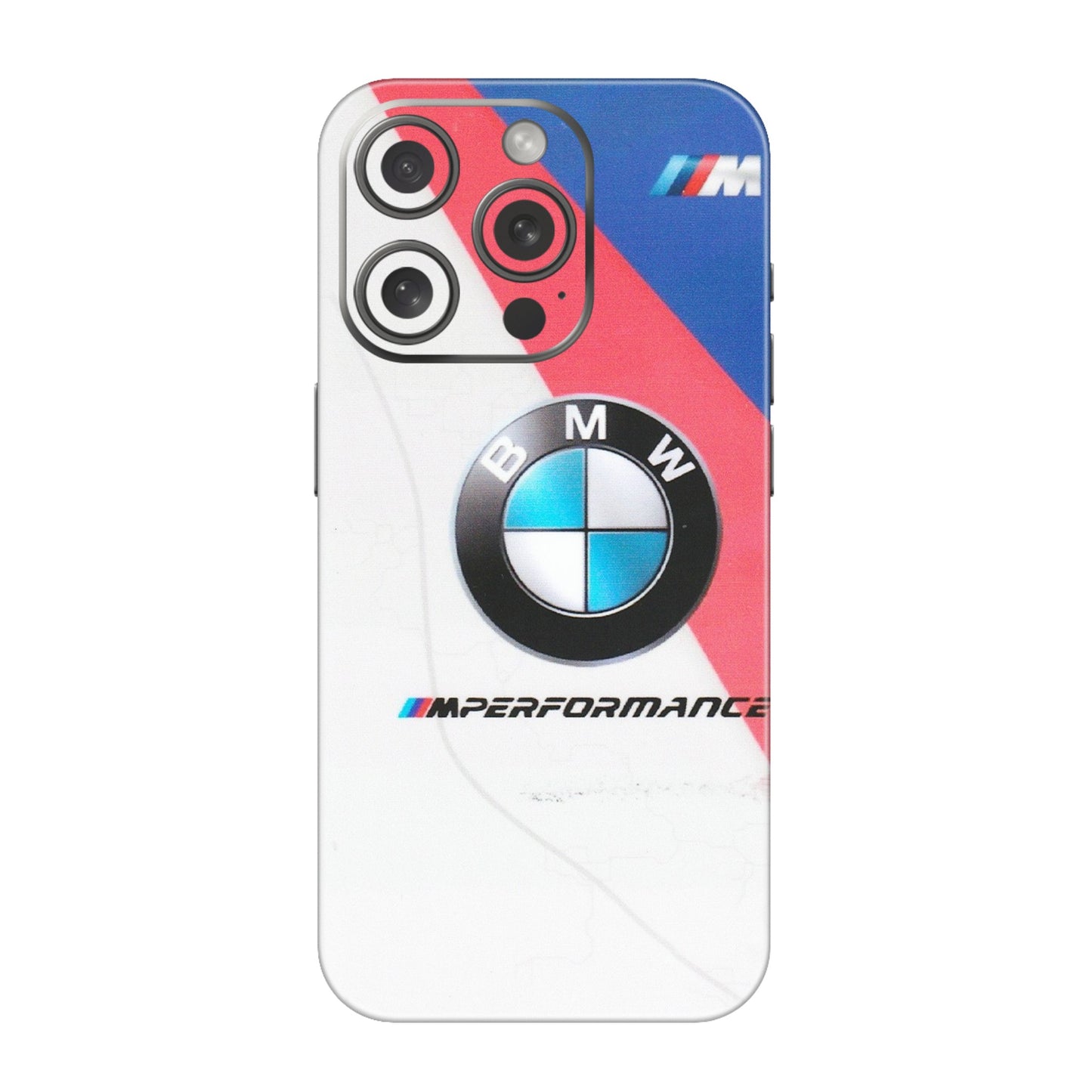 Apple iPhone Skins (All Models) - BMW Logo Performance - Matte Finish (M-27) iPhone 15 Pro