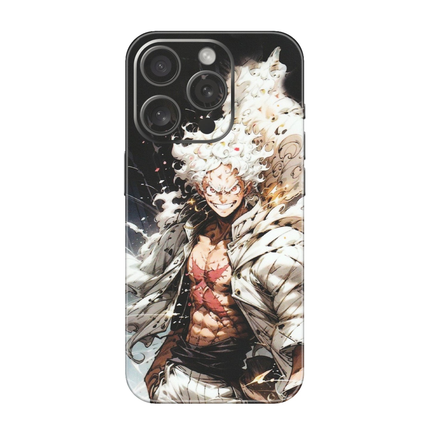 Apple iPhone Skins (All Models) - Anime Angry Classy Character - Matte Finish (M-34) iPhone 15 Pro