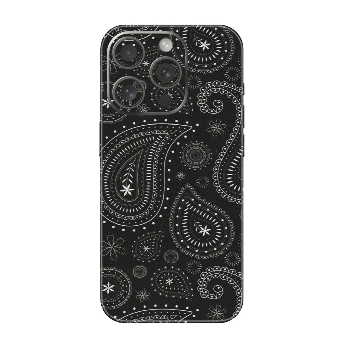 Apple iPhone Skins (All Models) - Black Sober Kerry - Matte Finish (M-37) iPhone 15 Pro