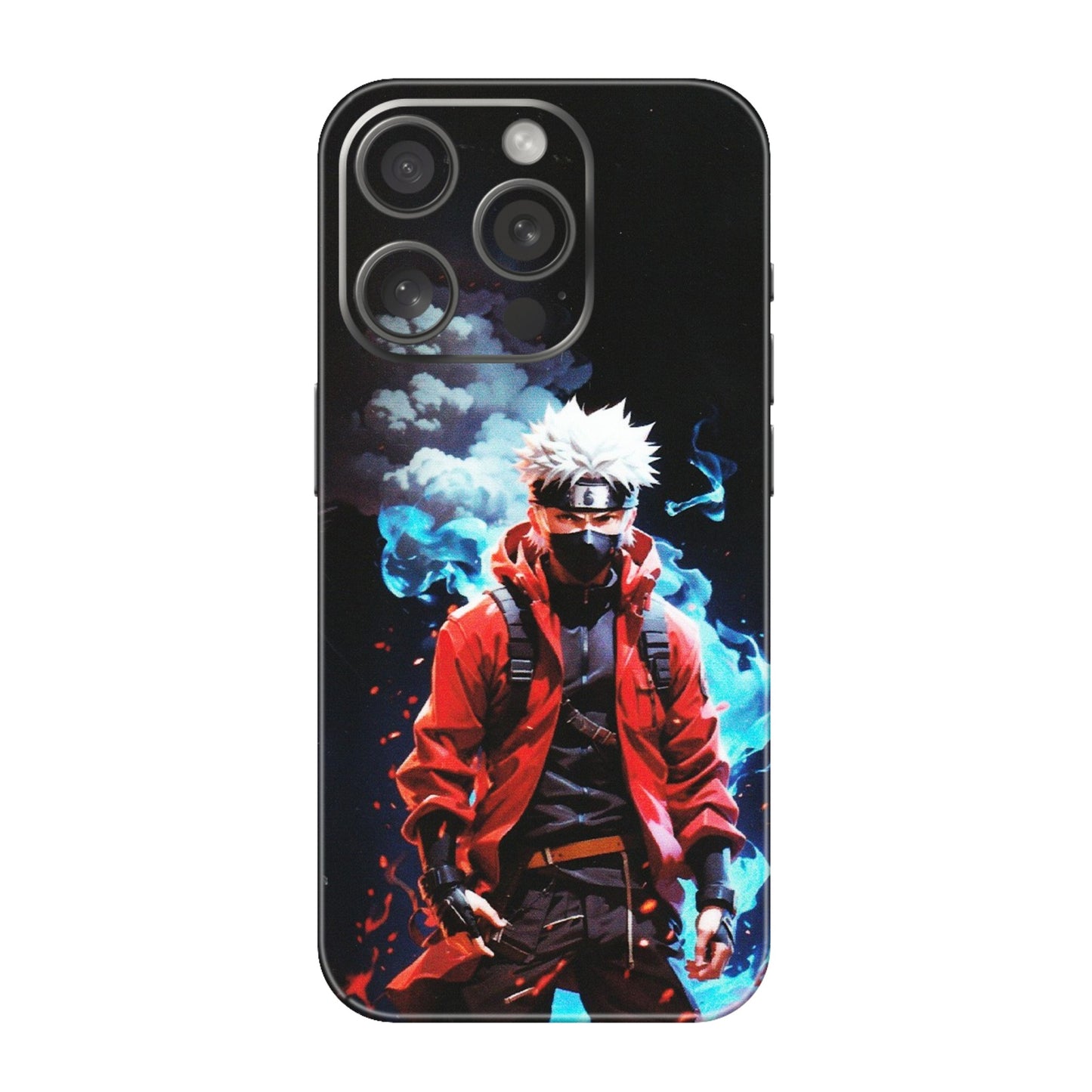 Apple iPhone Skins (All Models) - Kakashi Hatake Naruto - Matte Finish (M-60) iPhone 15 Pro