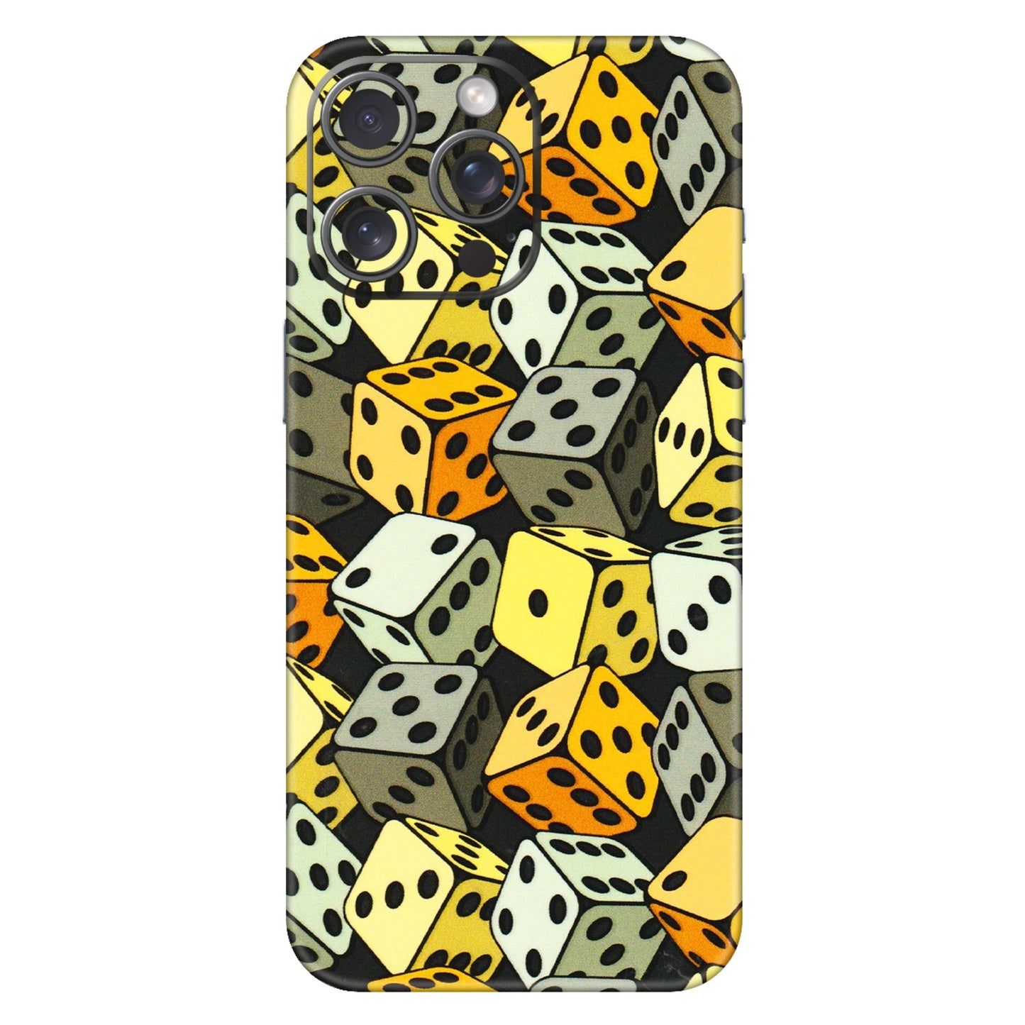 Apple iPhone Skins (All Models) - Dices Of Life - 3D Embossed Finish (L-04) iPhone 15 Pro Max