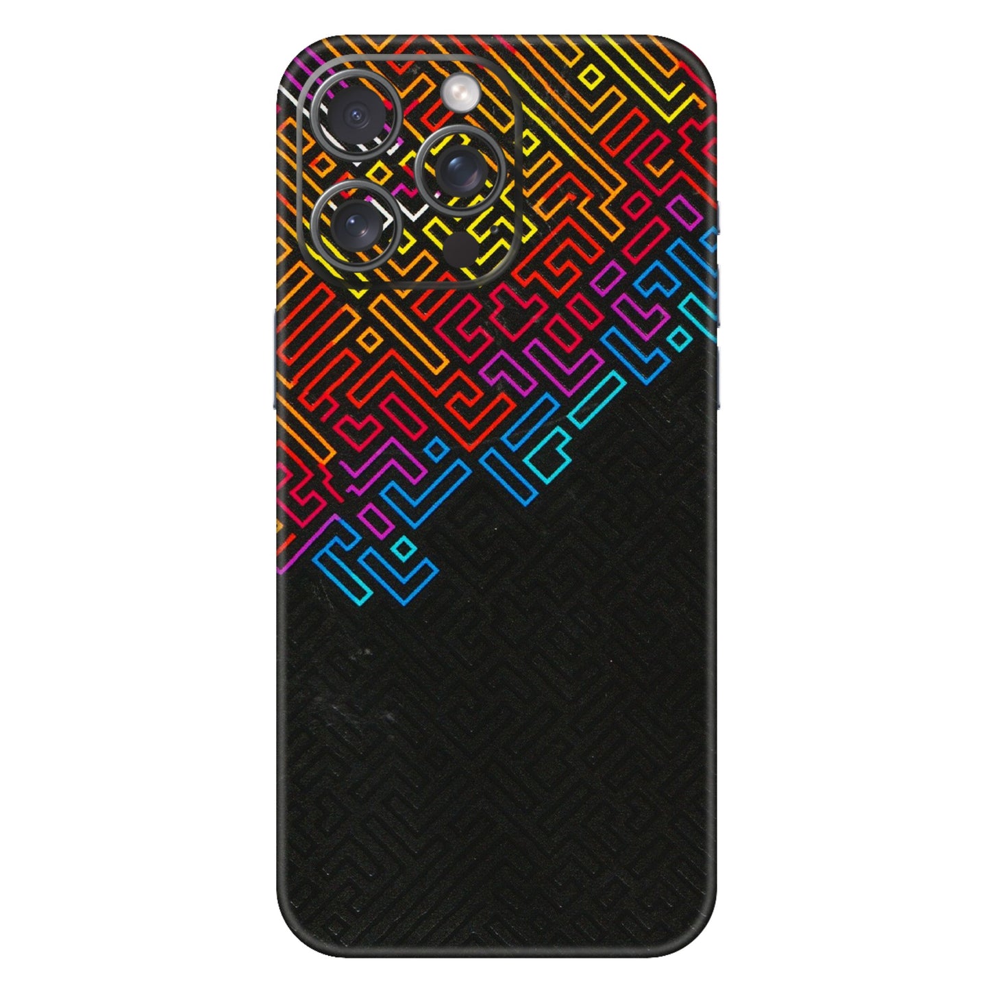 Apple iPhone Skins (All Models) - Dotme Pattern Art - 3D Embossed Finish (L-121) iPhone 15 Pro Max