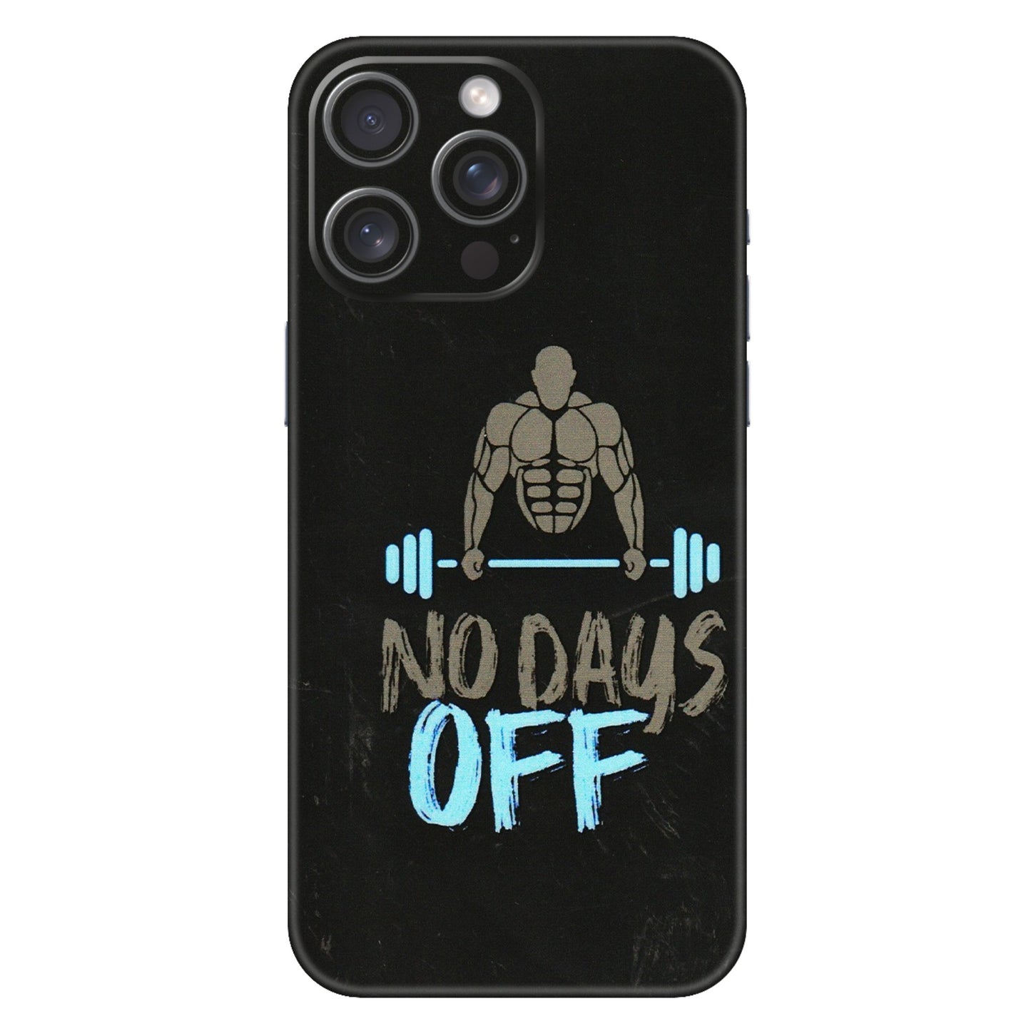 Apple iPhone Skins (All Models) - Gym Lover - 3D Embossed Finish (L-127) iPhone 15 Pro Max