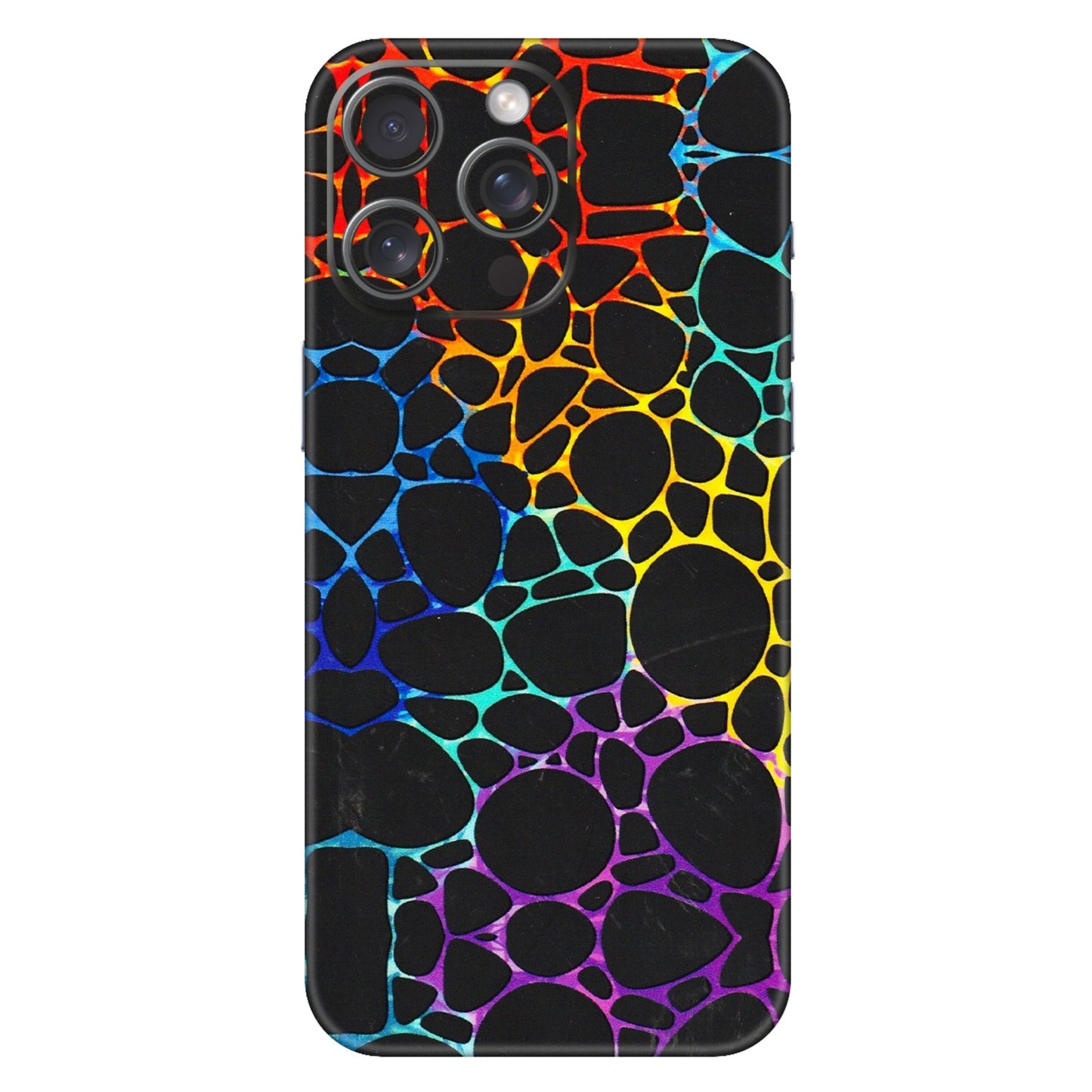 Apple iPhone Skins (All Models) - Abstract Art MultiColour - 3D Embossed Finish (L-133) iPhone 15 Pro Max